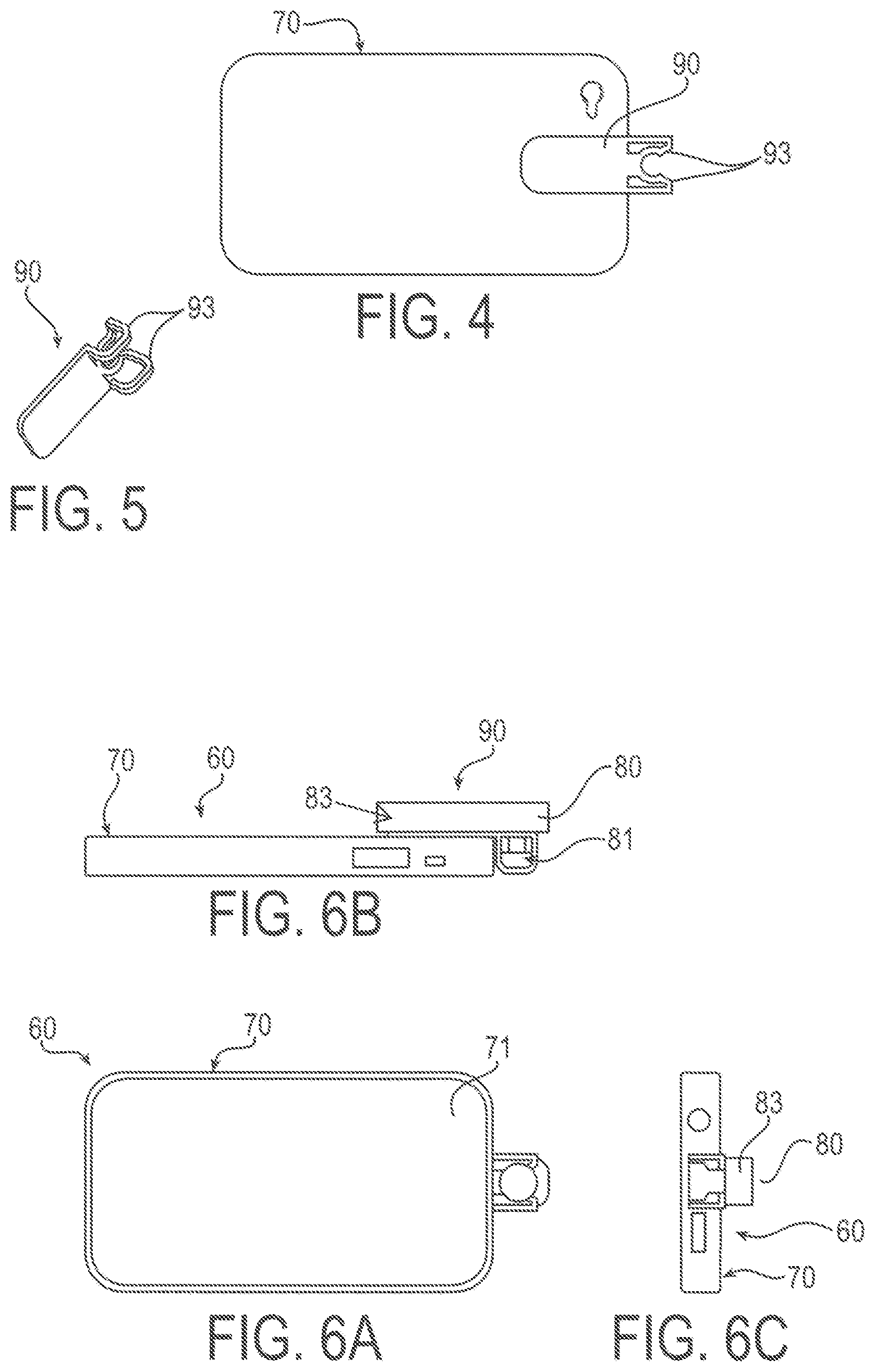 Patent US12610003 Figure 2 – Attachment module for coupling at least one wireless earphone with a mobile device
