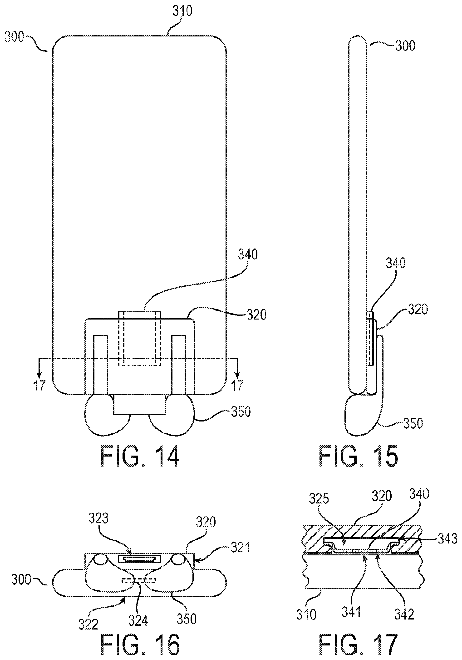 Patent US12610003 Figure 6 – Attachment module for coupling at least one wireless earphone with a mobile device