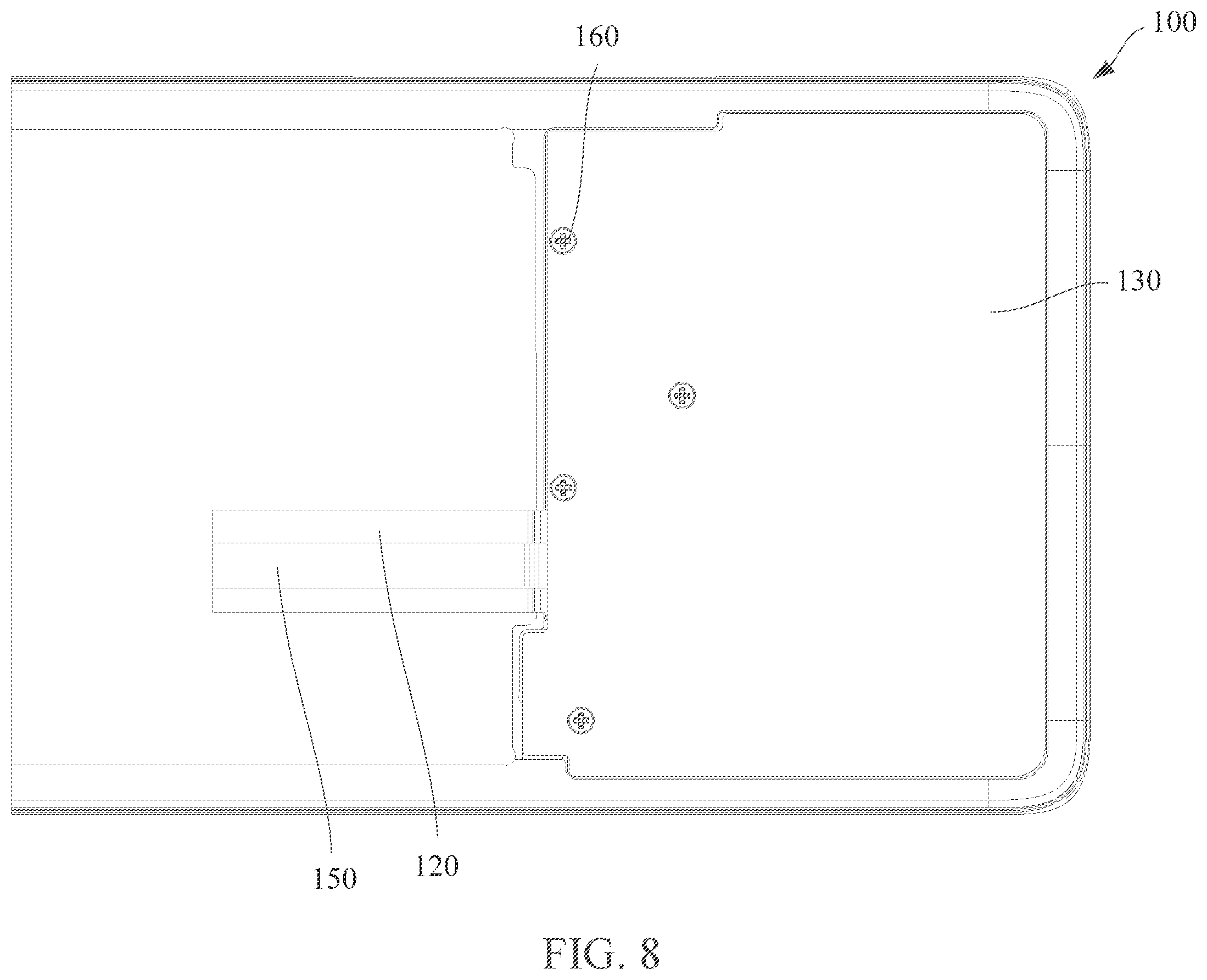 Patent US12610005 Figure 8 – Circuit board component and electronic device