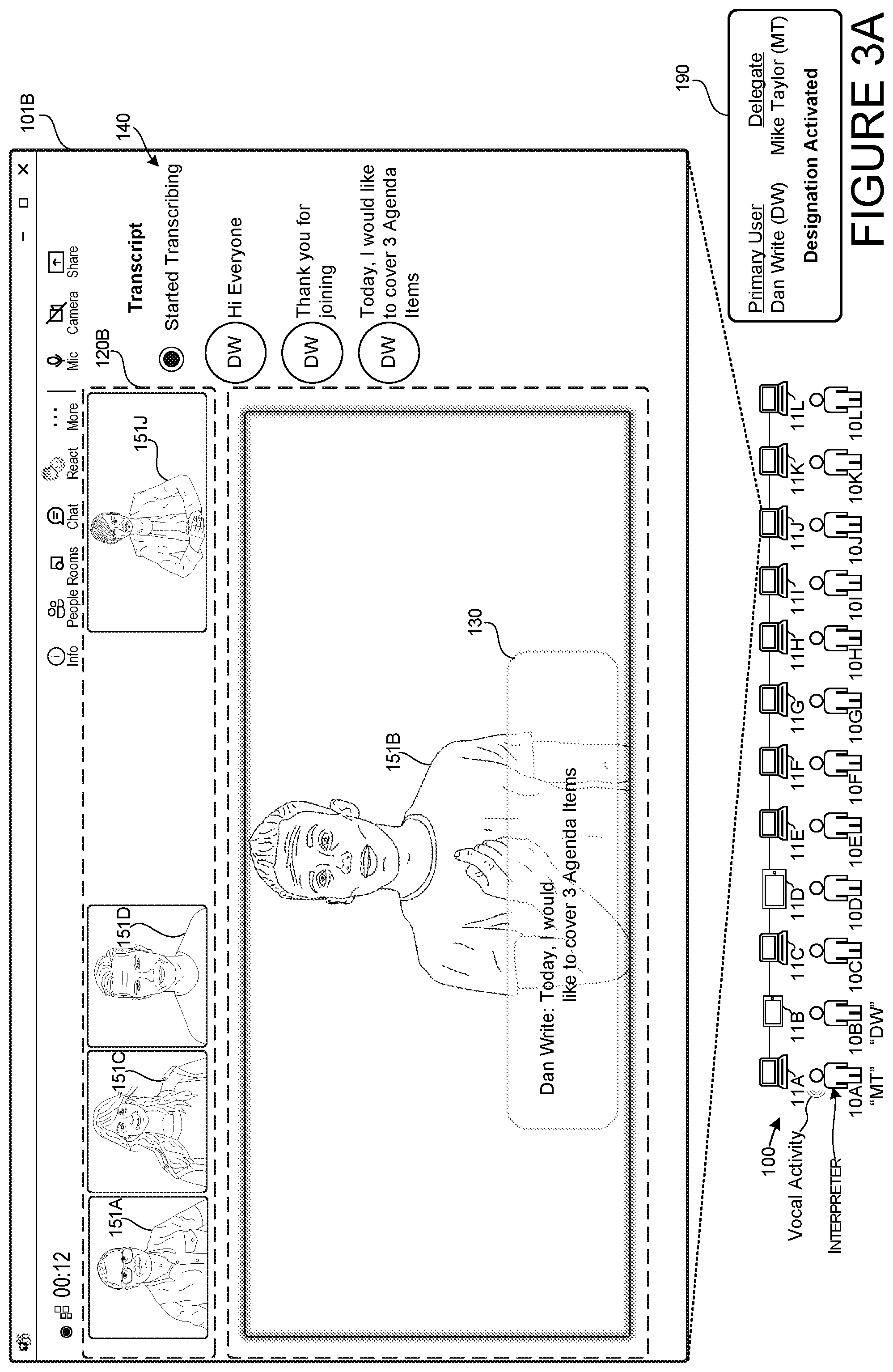 Patent US12610020 Figure 4 – Equitable presence of communication session attendees
