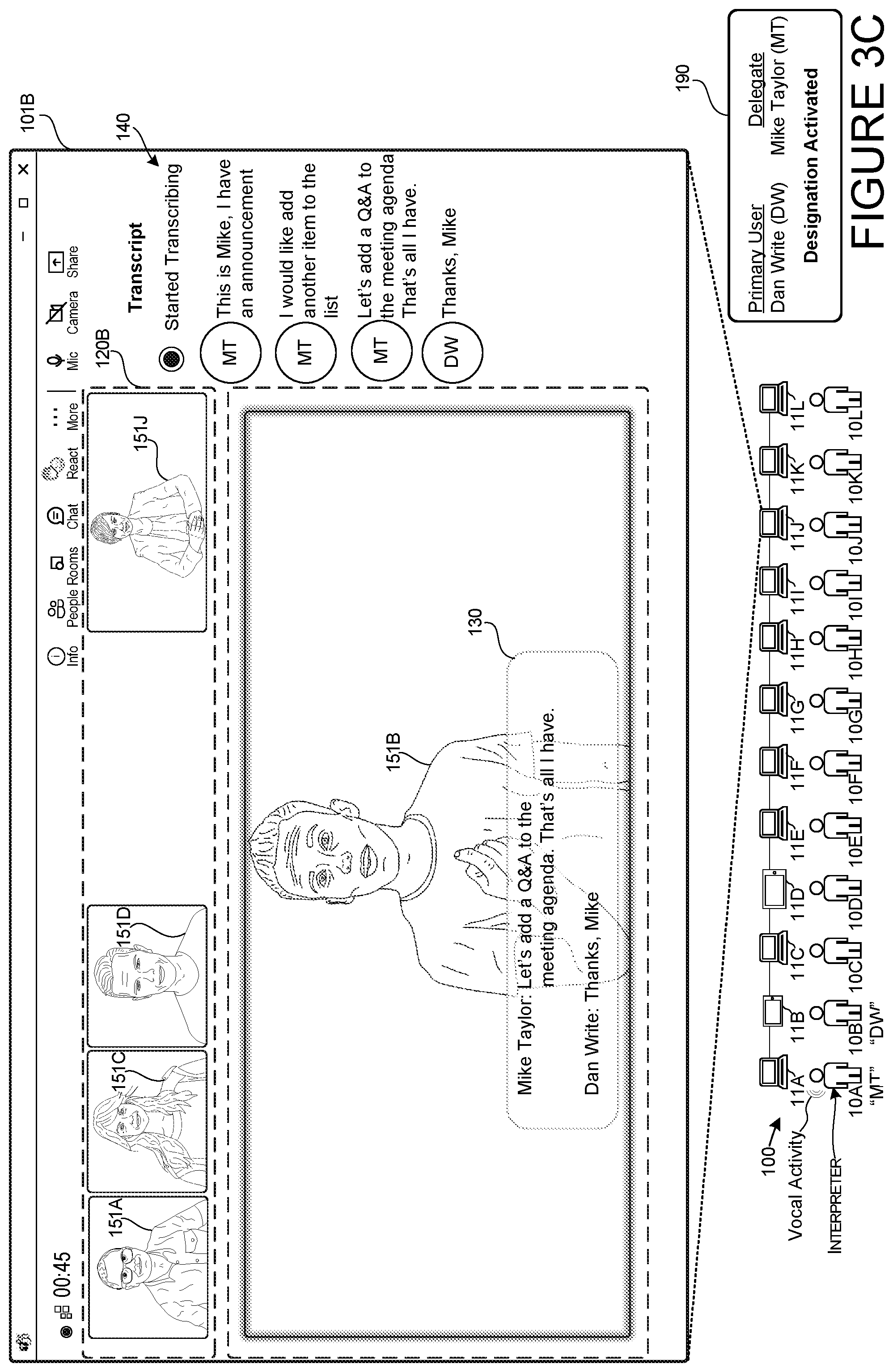Patent US12610020 Figure 6 – Equitable presence of communication session attendees