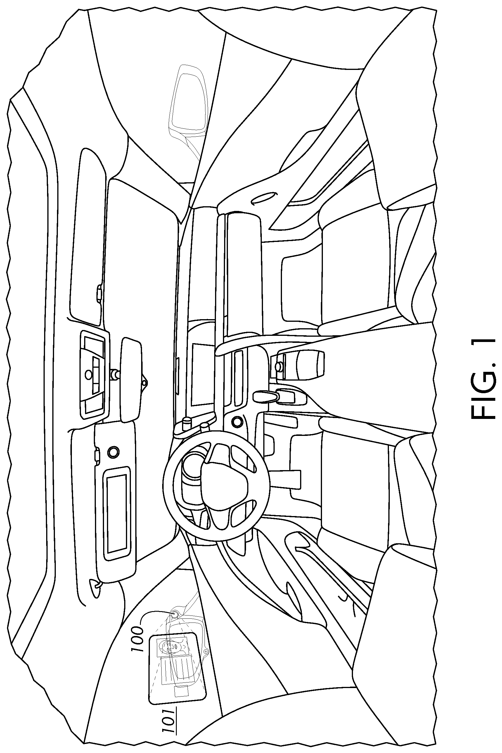 Patent US12610026 — Vehicle occupant security systems and methods — Figure 1
