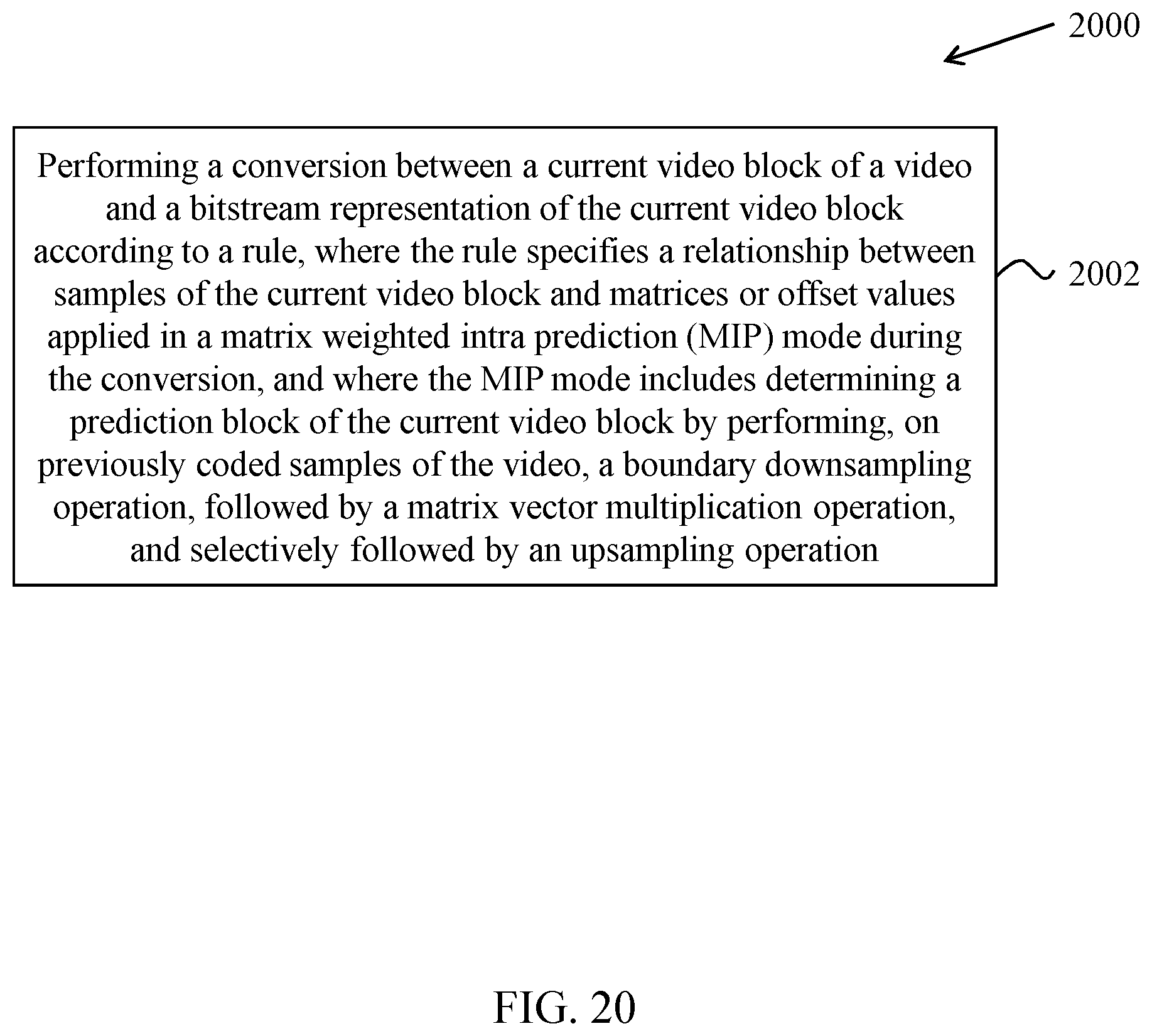 Patent US12610037 Figure 18 – Matrix derivation in intra coding mode