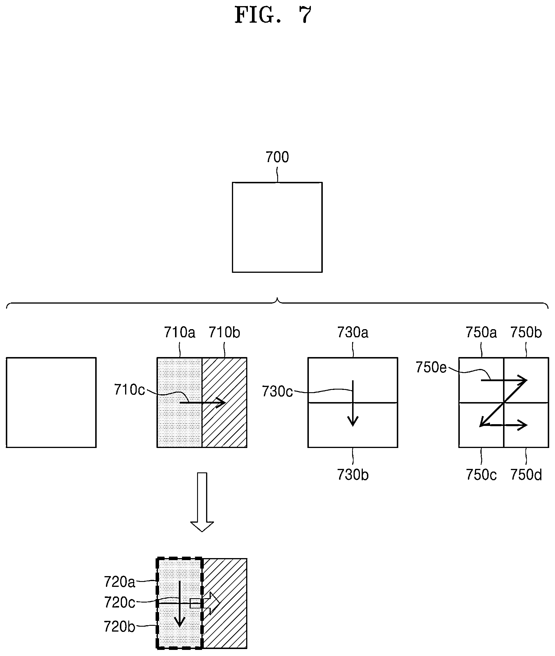 Patent US12610045 Figure 7 – Video encoding method and device for performing post-reconstruction filtering in constrained prediction mode, and video decoding method and device