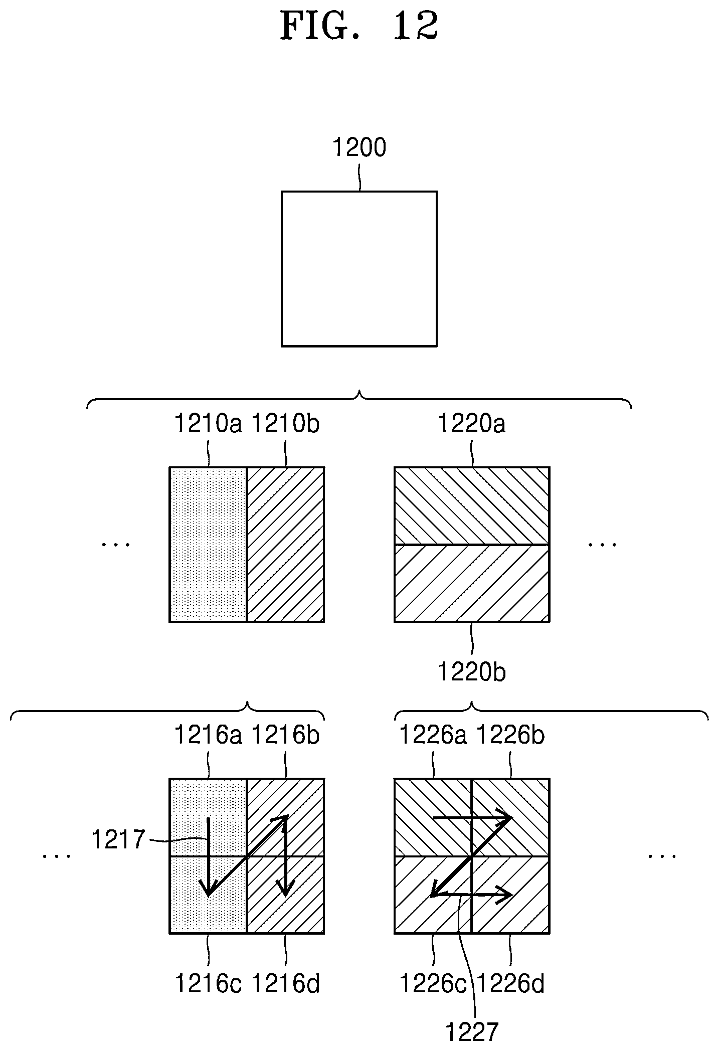 Patent US12610045 Figure 12 – Video encoding method and device for performing post-reconstruction filtering in constrained prediction mode, and video decoding method and device