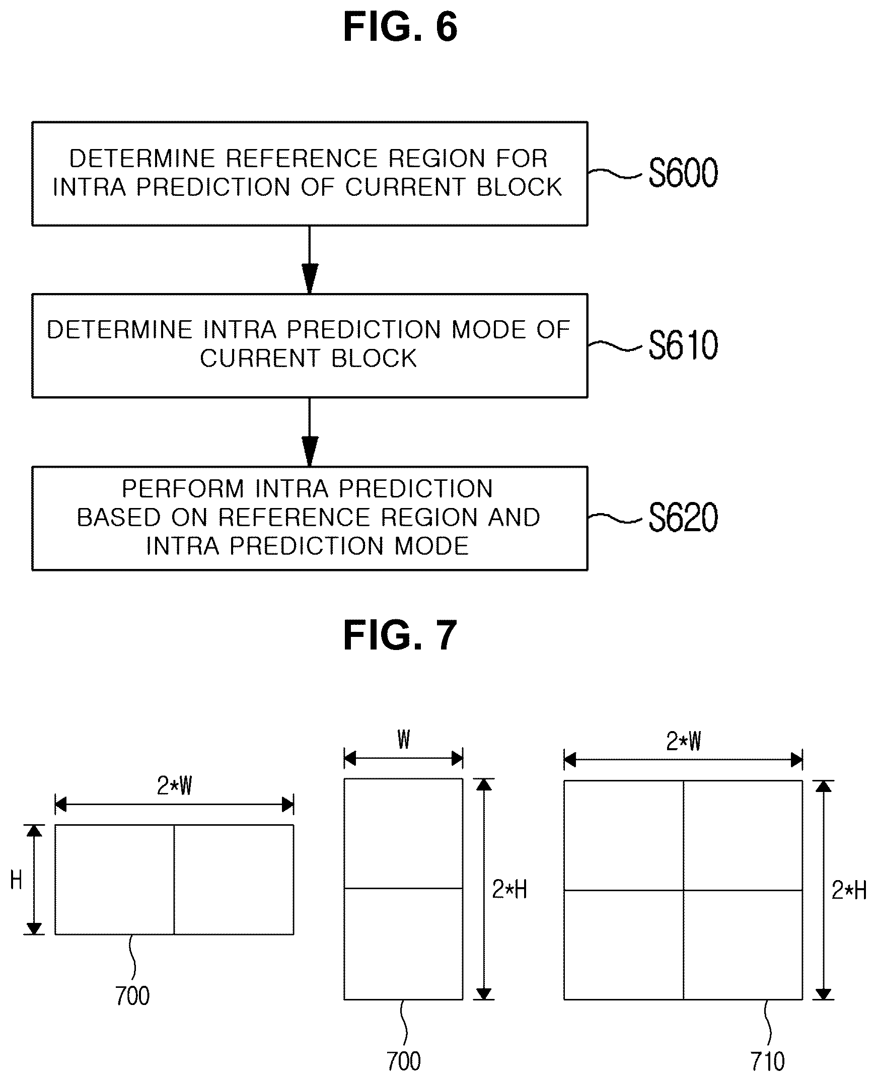 Patent US12610080 Figure 6 – Method and device for coding/decoding image using intra prediction
