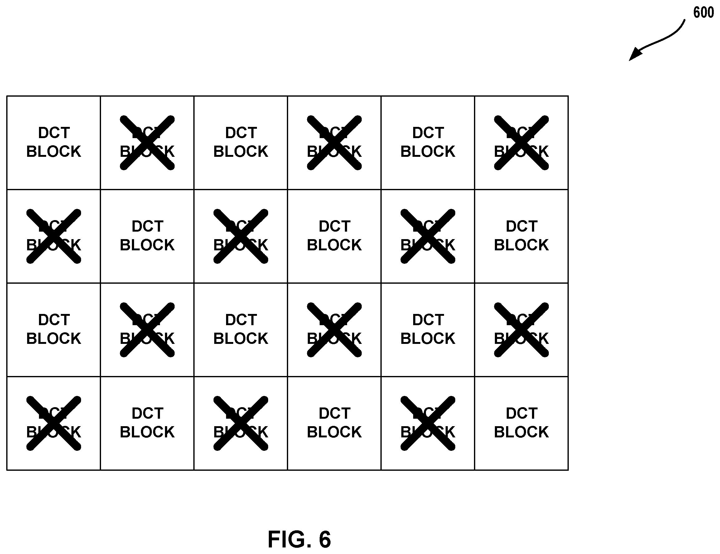 Patent US12610084 Figure 6 – Communication scheme for distributed video coding