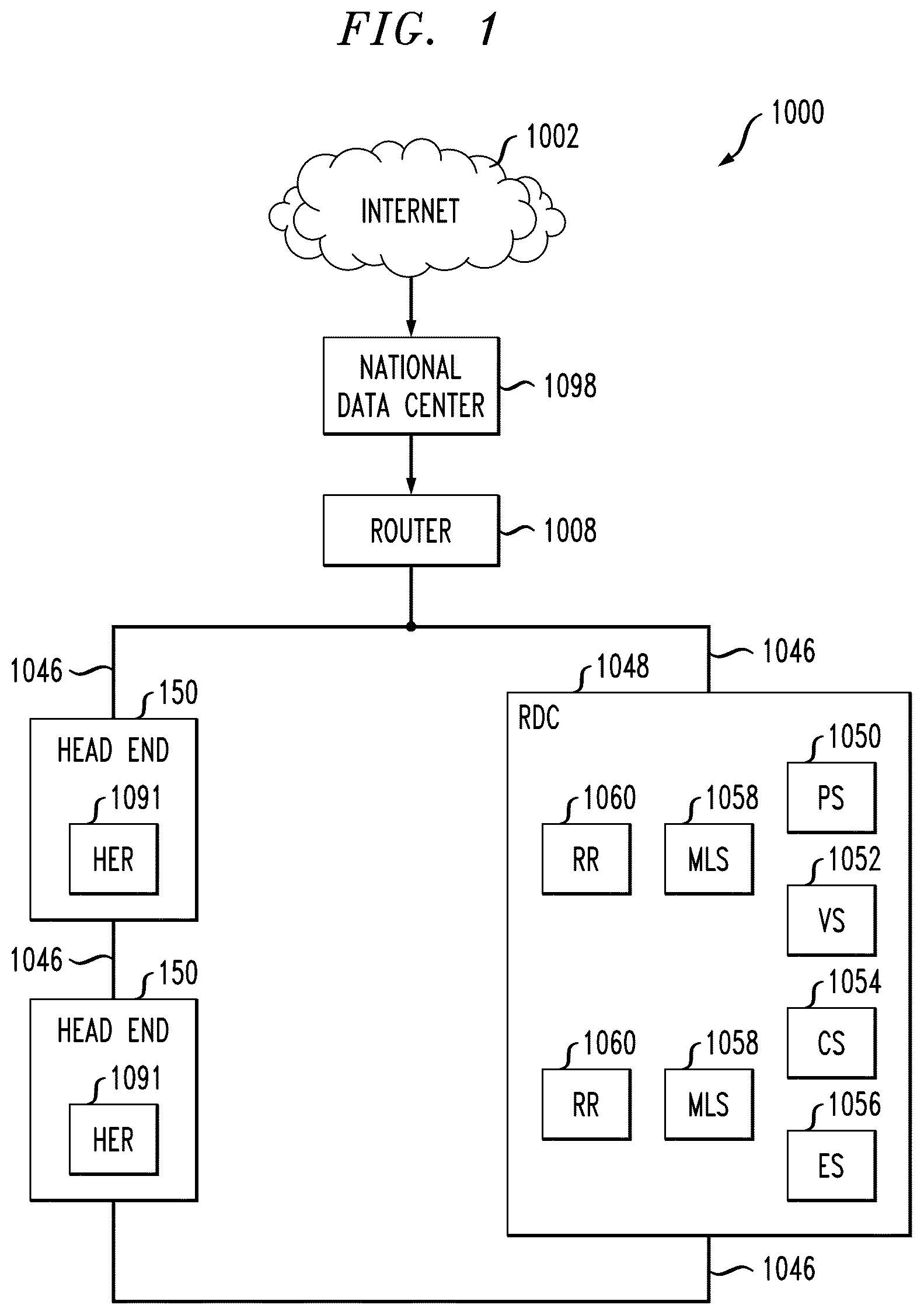 Patent US12610104 Figure 1 – User interface with content filtering and/or social networking integration