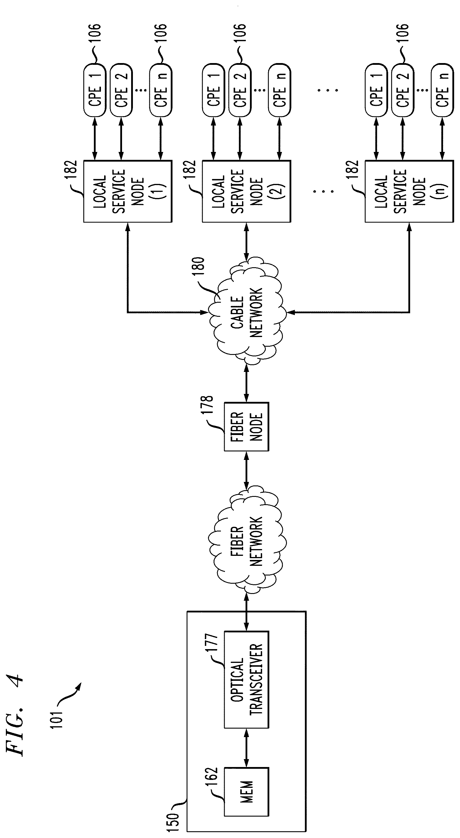 Patent US12610104 Figure 4 – User interface with content filtering and/or social networking integration