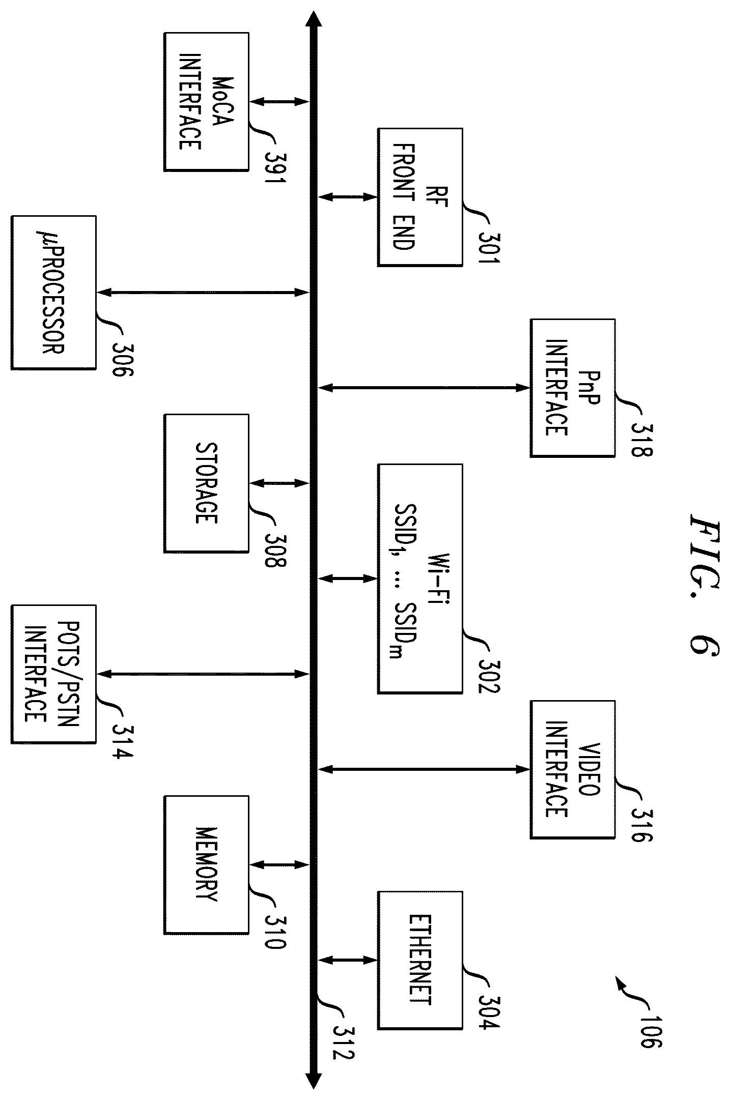 Patent US12610104 Figure 6 – User interface with content filtering and/or social networking integration