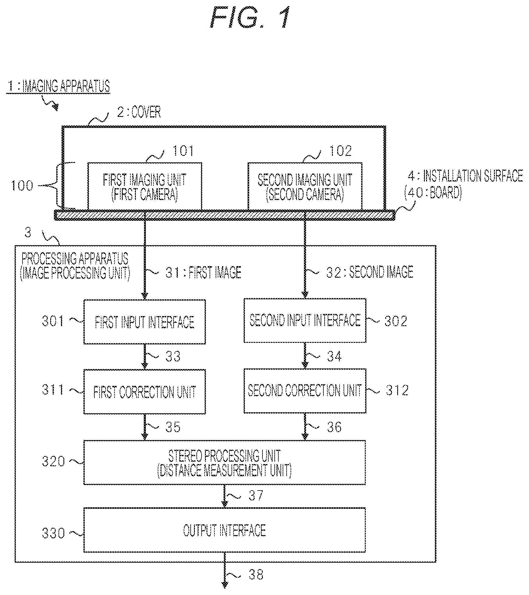 Patent US12610113 Figure 1 – Imaging apparatus