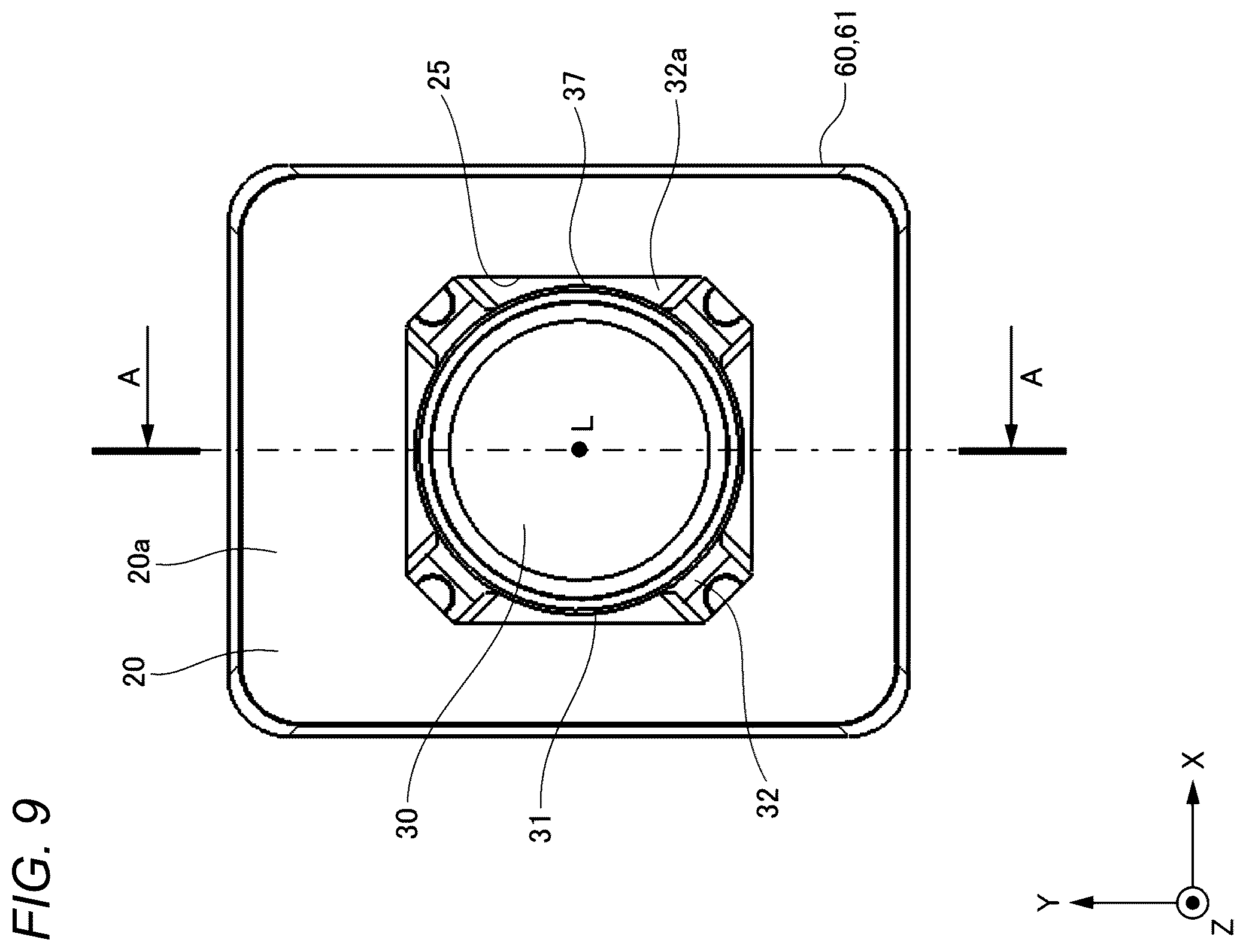 Patent US12610114 Figure 9 – Vehicular camera