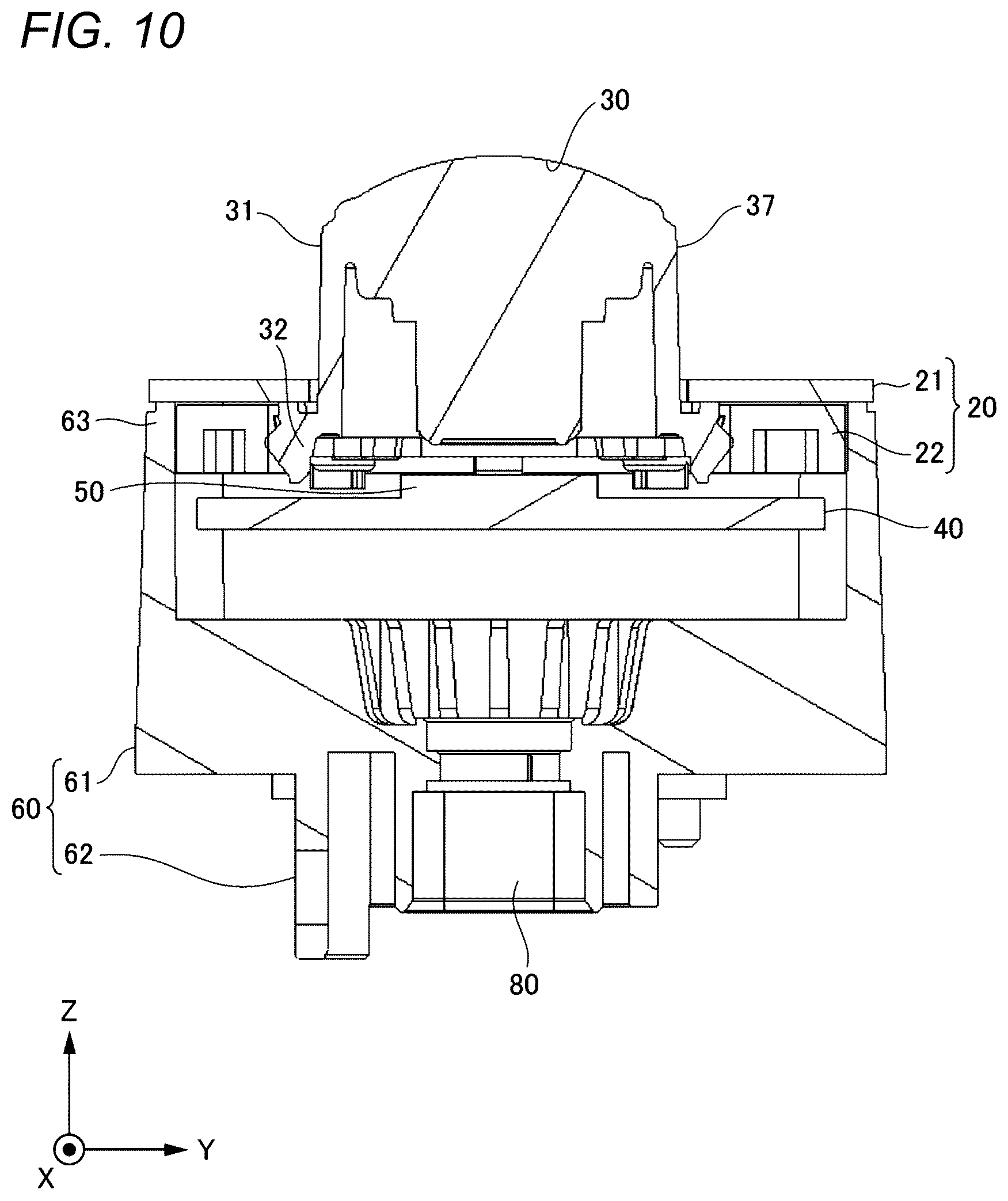 Patent US12610114 Figure 10 – Vehicular camera