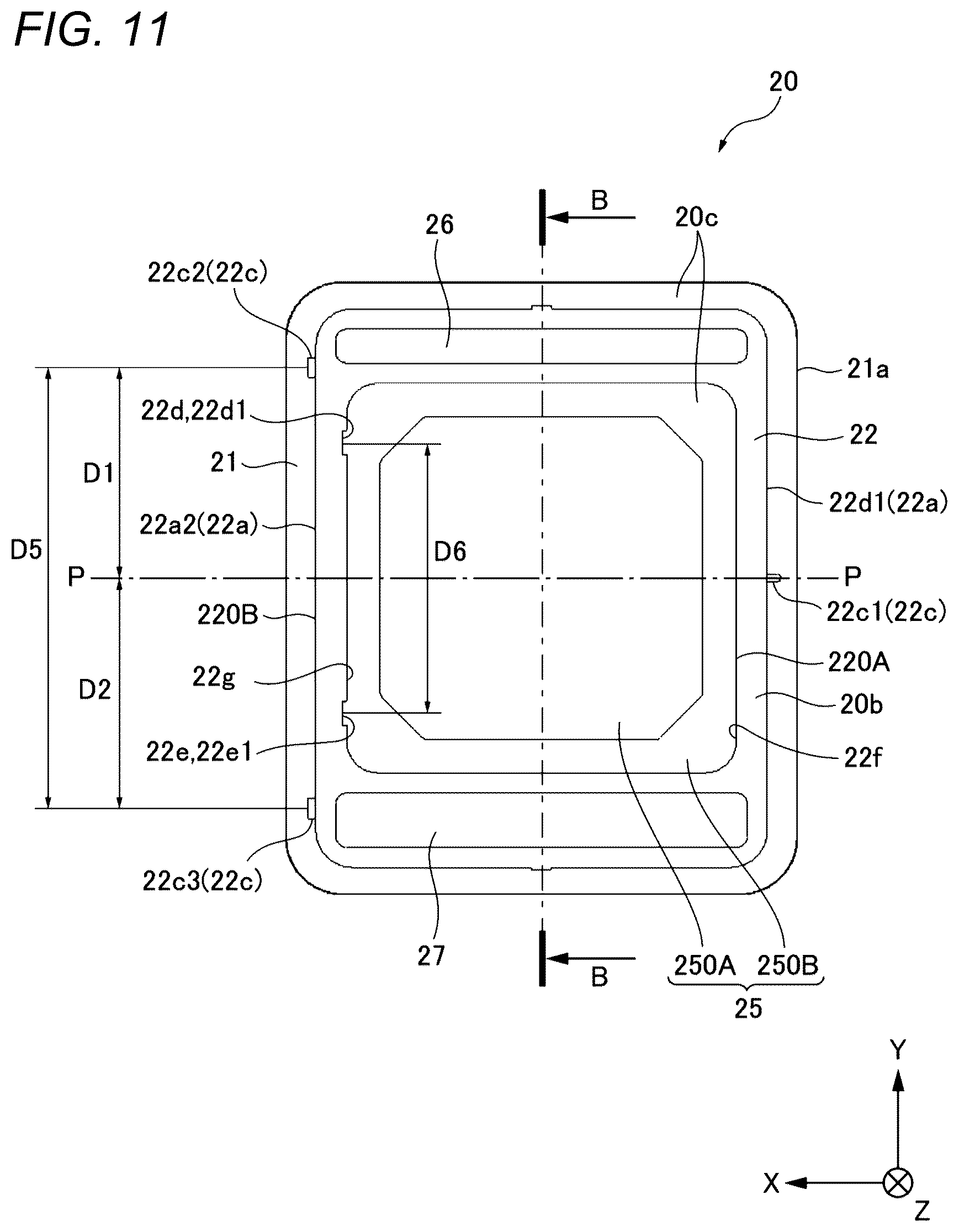 Patent US12610114 Figure 11 – Vehicular camera