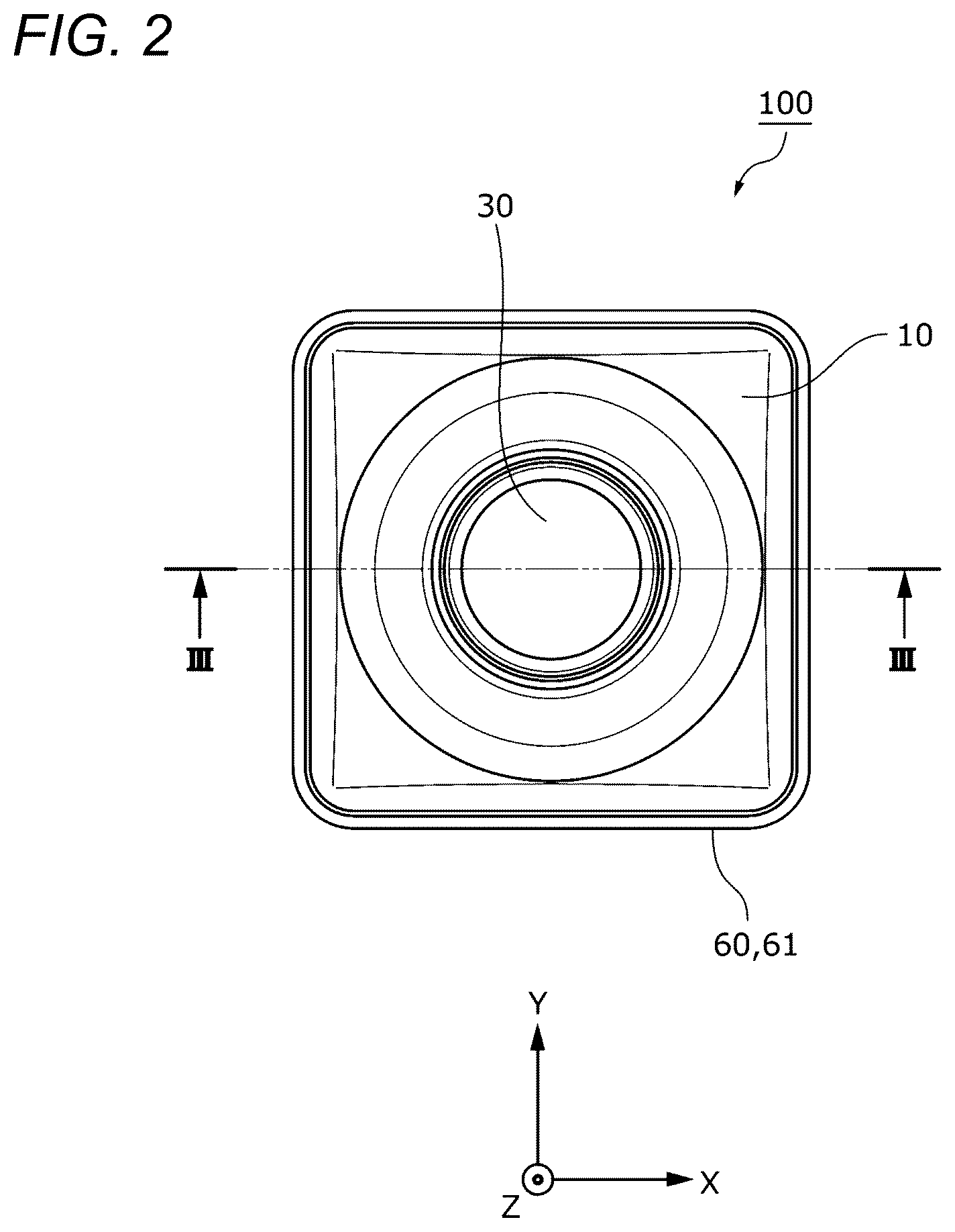 Patent US12610115 Figure 3 – Vehicular camera