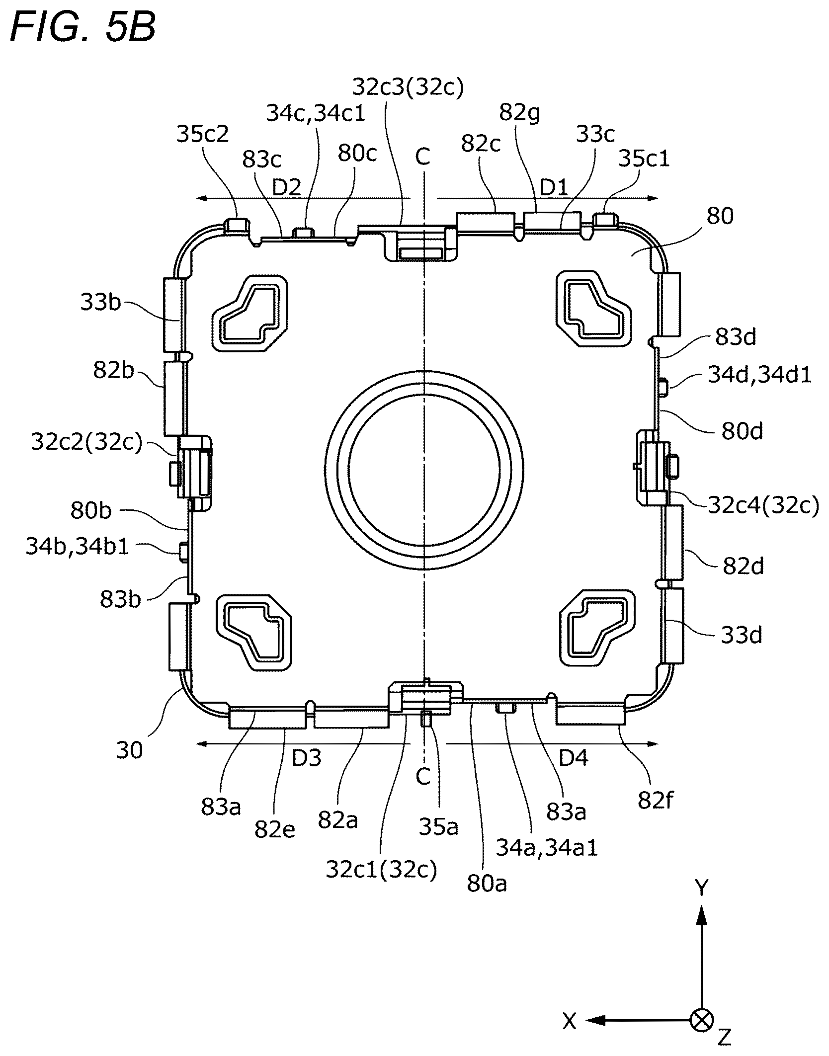 Patent US12610115 Figure 8 – Vehicular camera