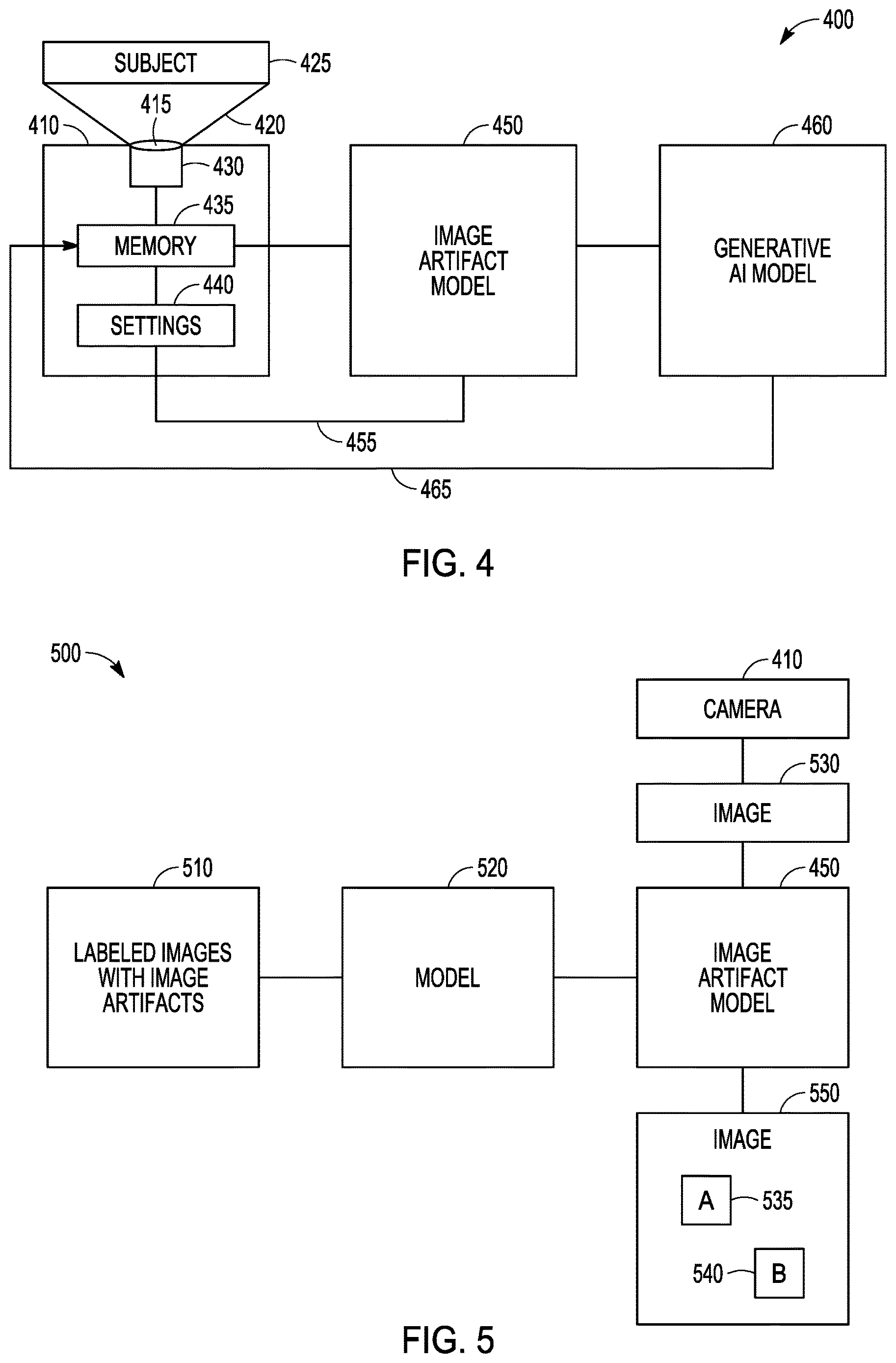 Patent US12610124 Figure 4 – Image capture with artifact remediation