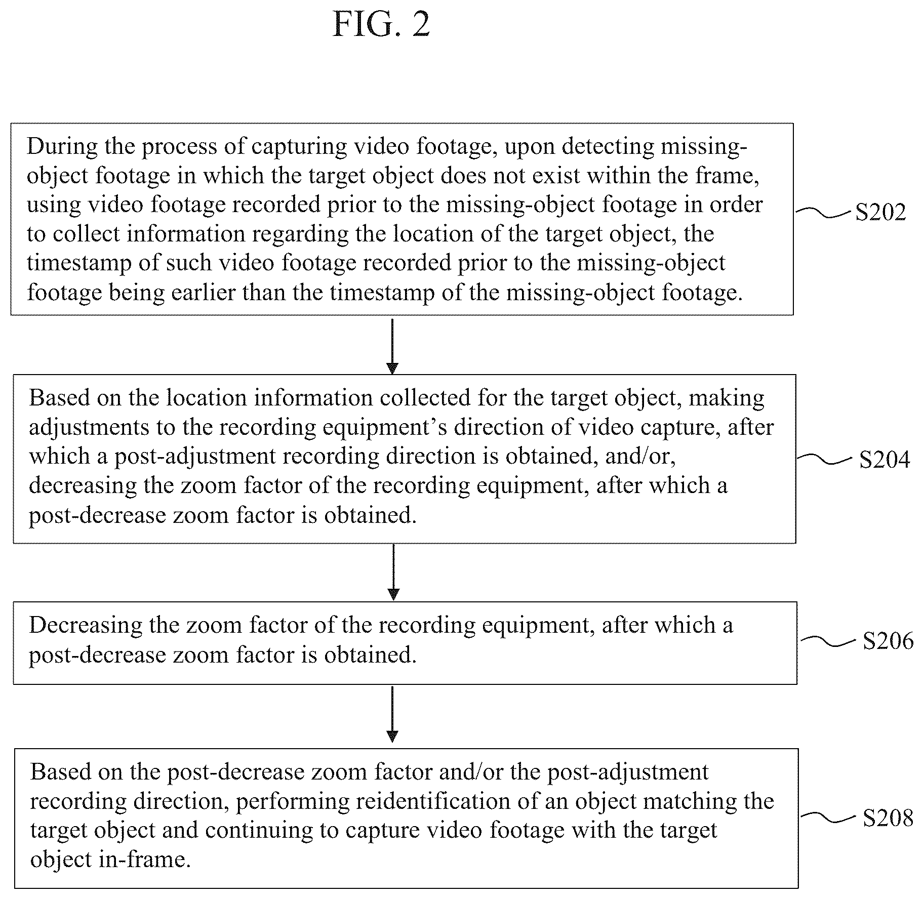 Patent US12610125 Figure 2 – Method, apparatus, computational equipment, and storage medium for video capture