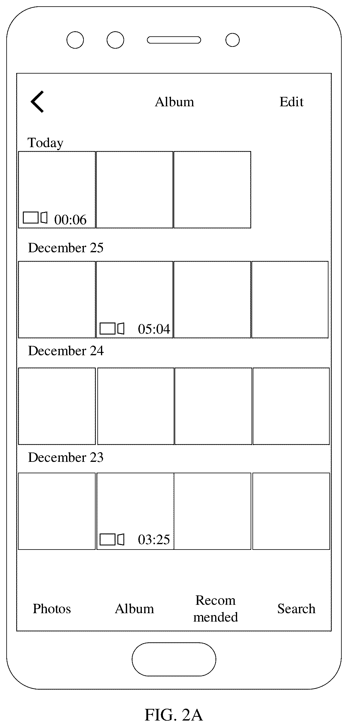 Patent US12610133 Figure 2 – Photographing interface display method and apparatus, electronic device, and medium
