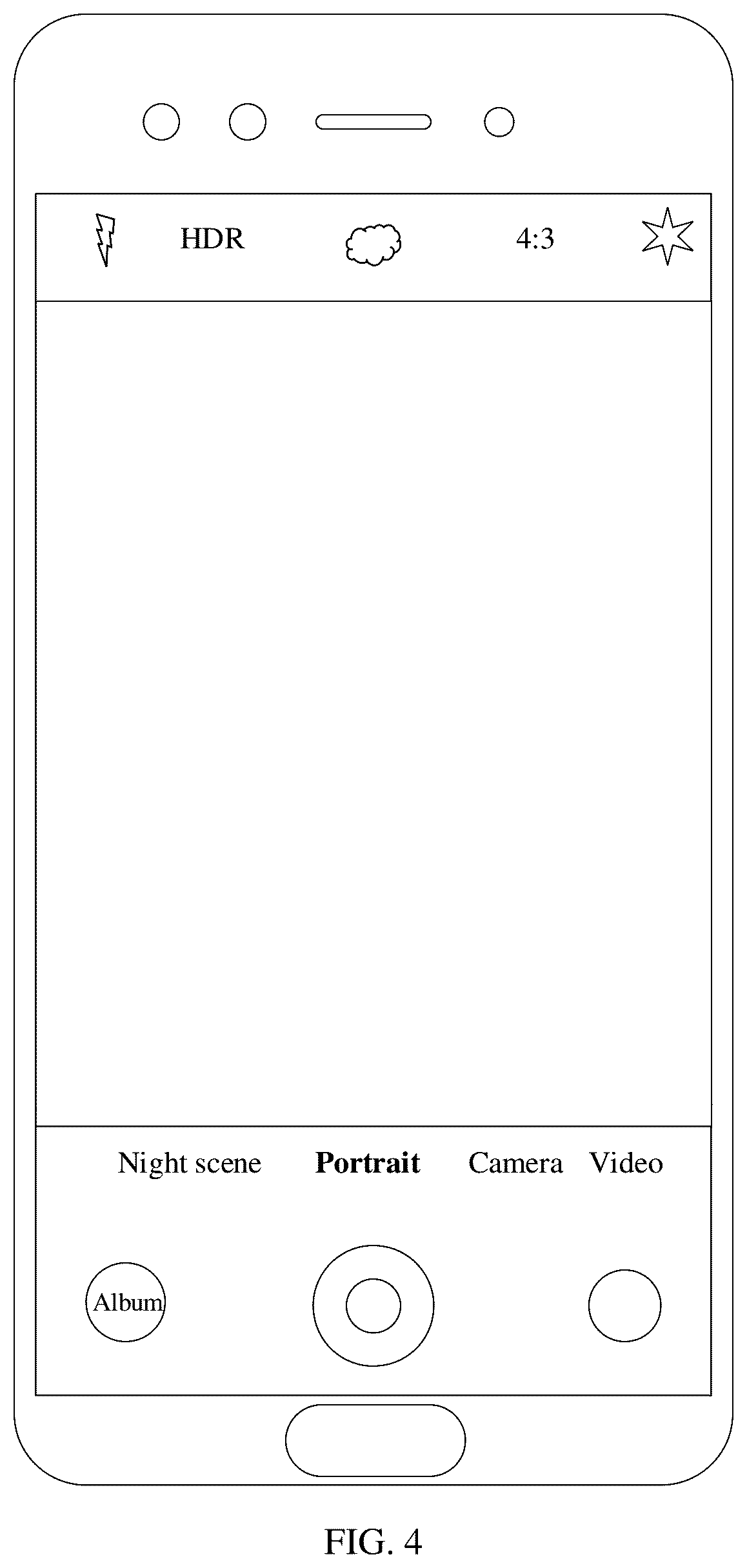 Patent US12610133 Figure 5 – Photographing interface display method and apparatus, electronic device, and medium