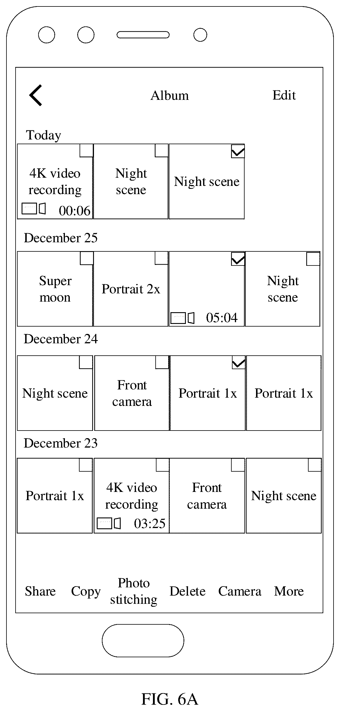 Patent US12610133 Figure 8 – Photographing interface display method and apparatus, electronic device, and medium
