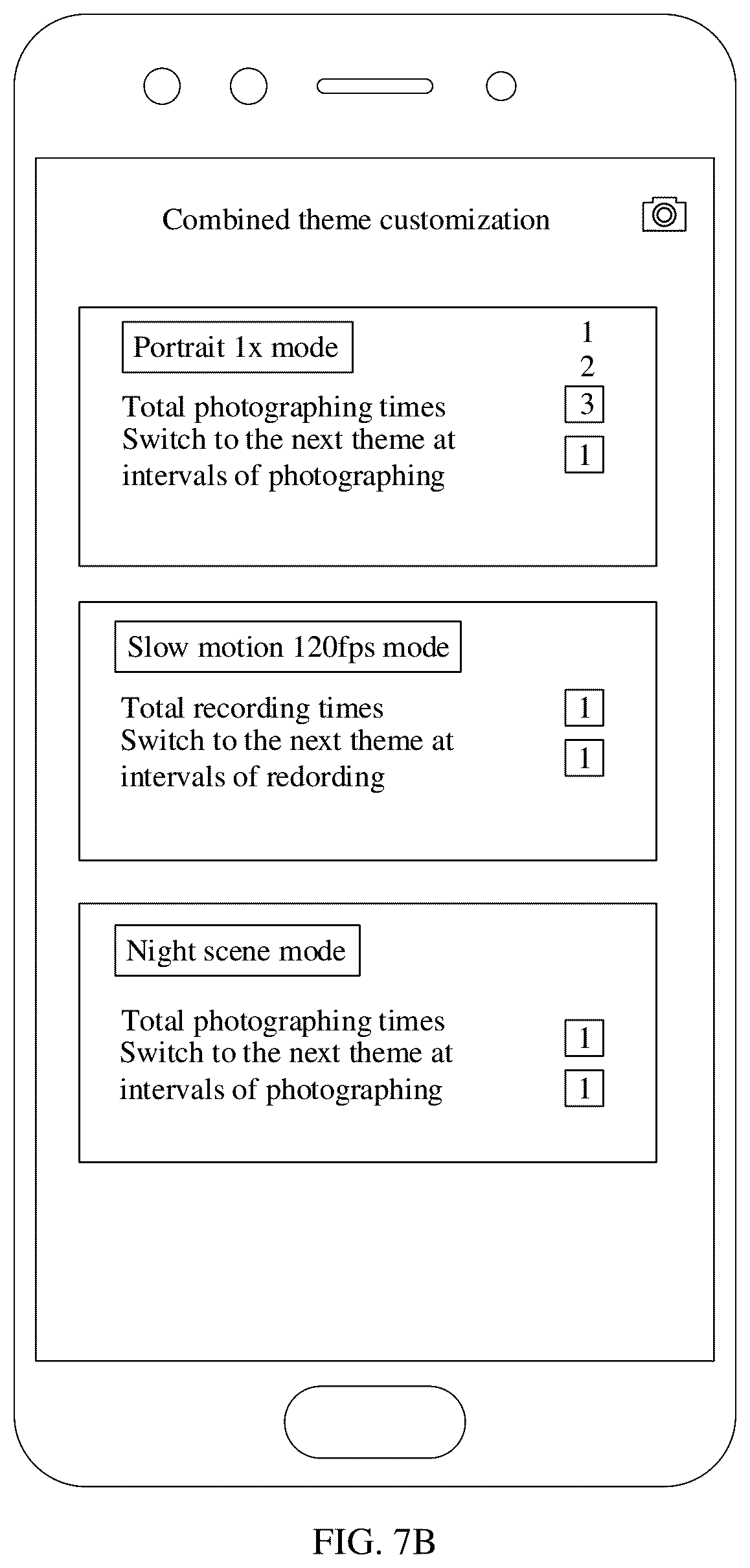 Patent US12610133 Figure 11 – Photographing interface display method and apparatus, electronic device, and medium