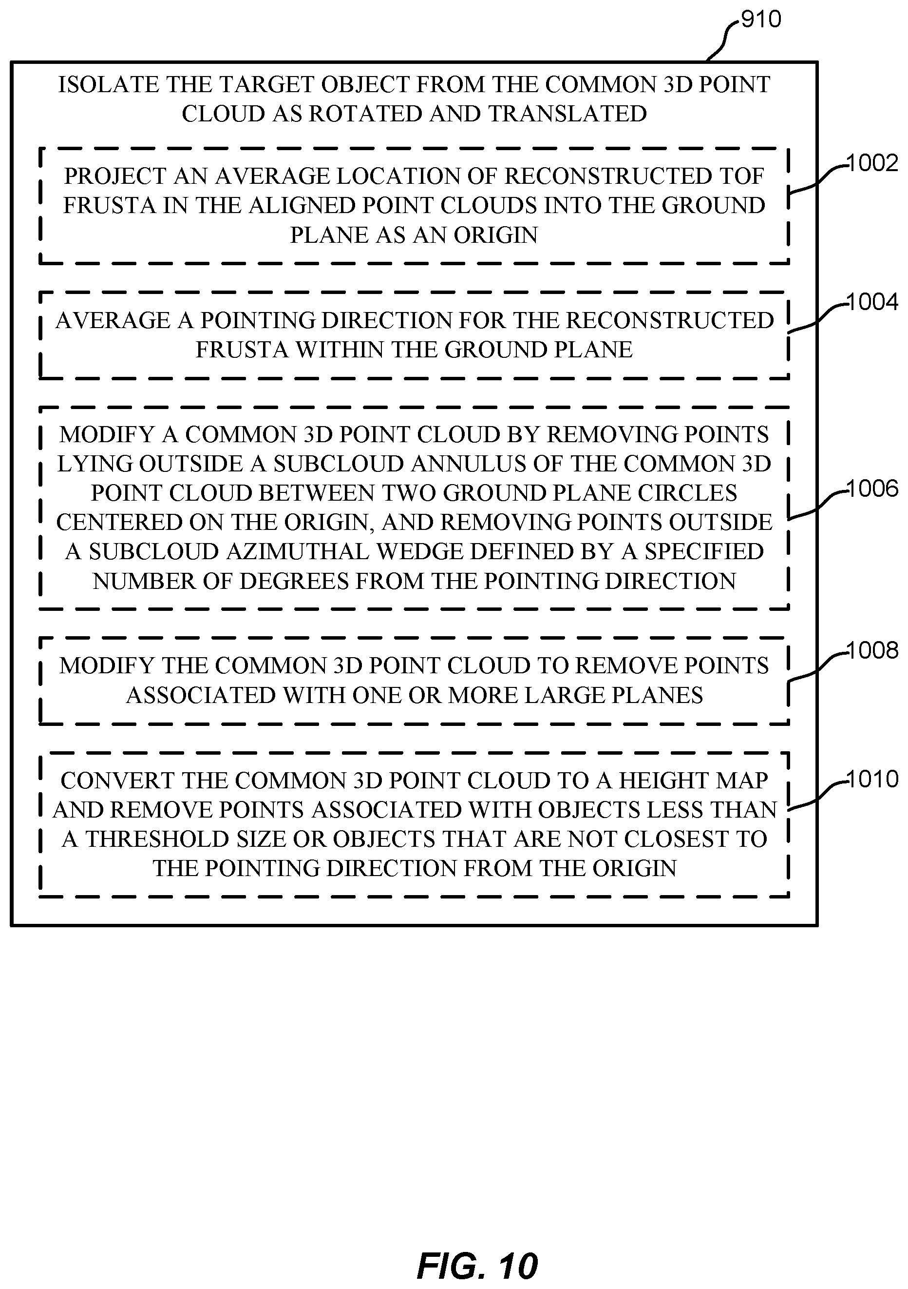 Patent US12610135 Figure 10 – Methods and systems for performing object dimensioning