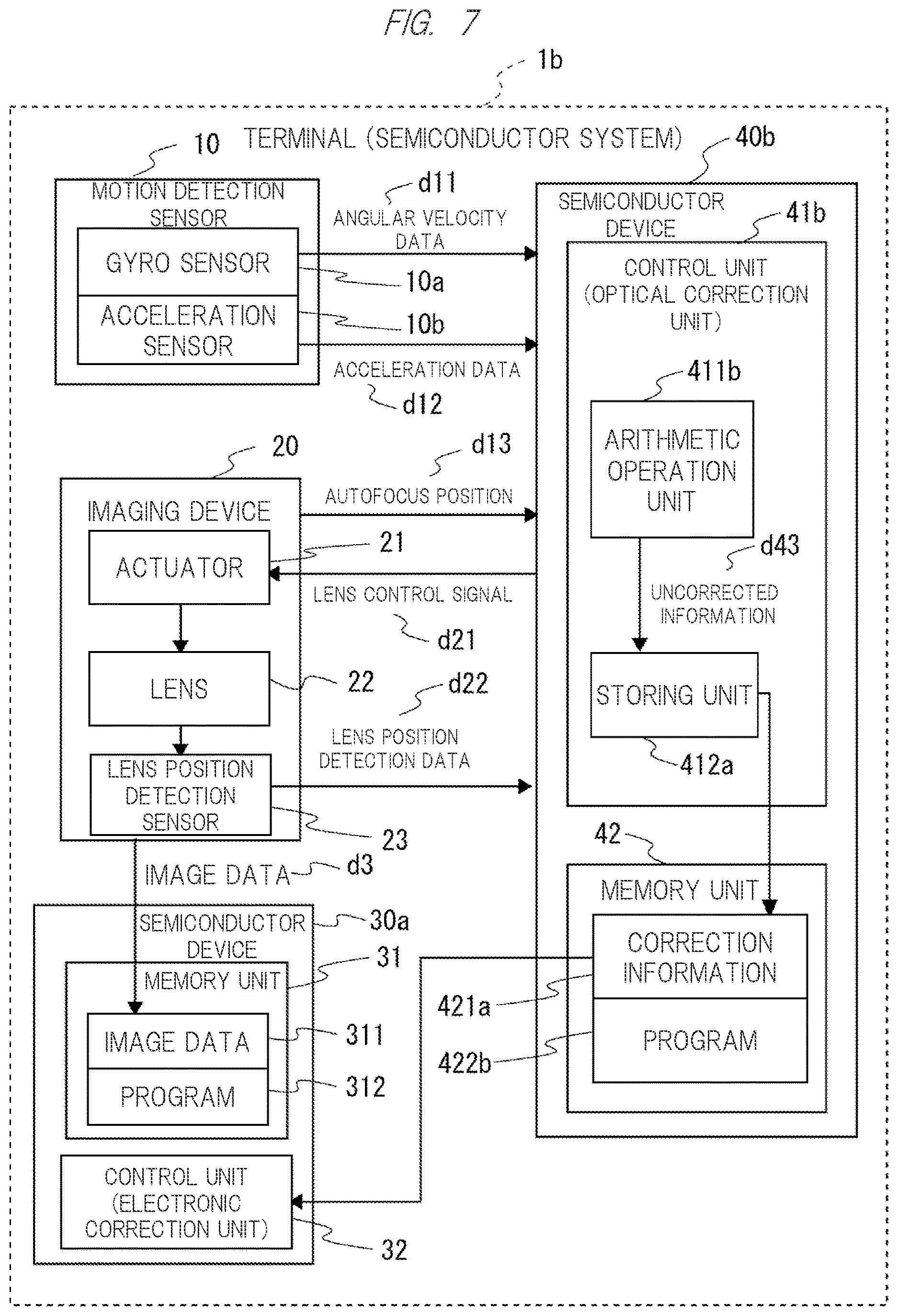Patent US12610140 Figure 7 – Semiconductor device, correction support method, and semiconductor system