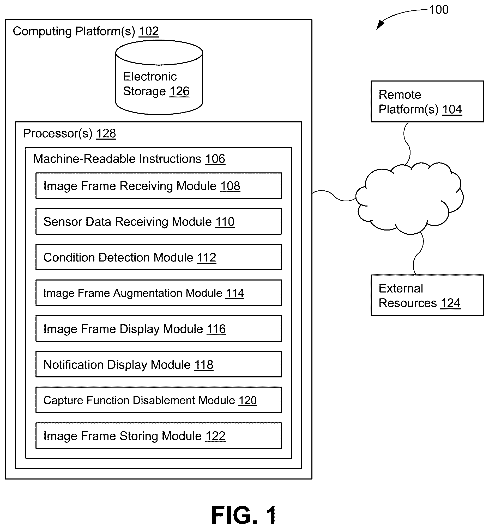 Patent US12610142 — Methods, storage media, and systems for detecting a persisting or sustained blur condition — Figure 1