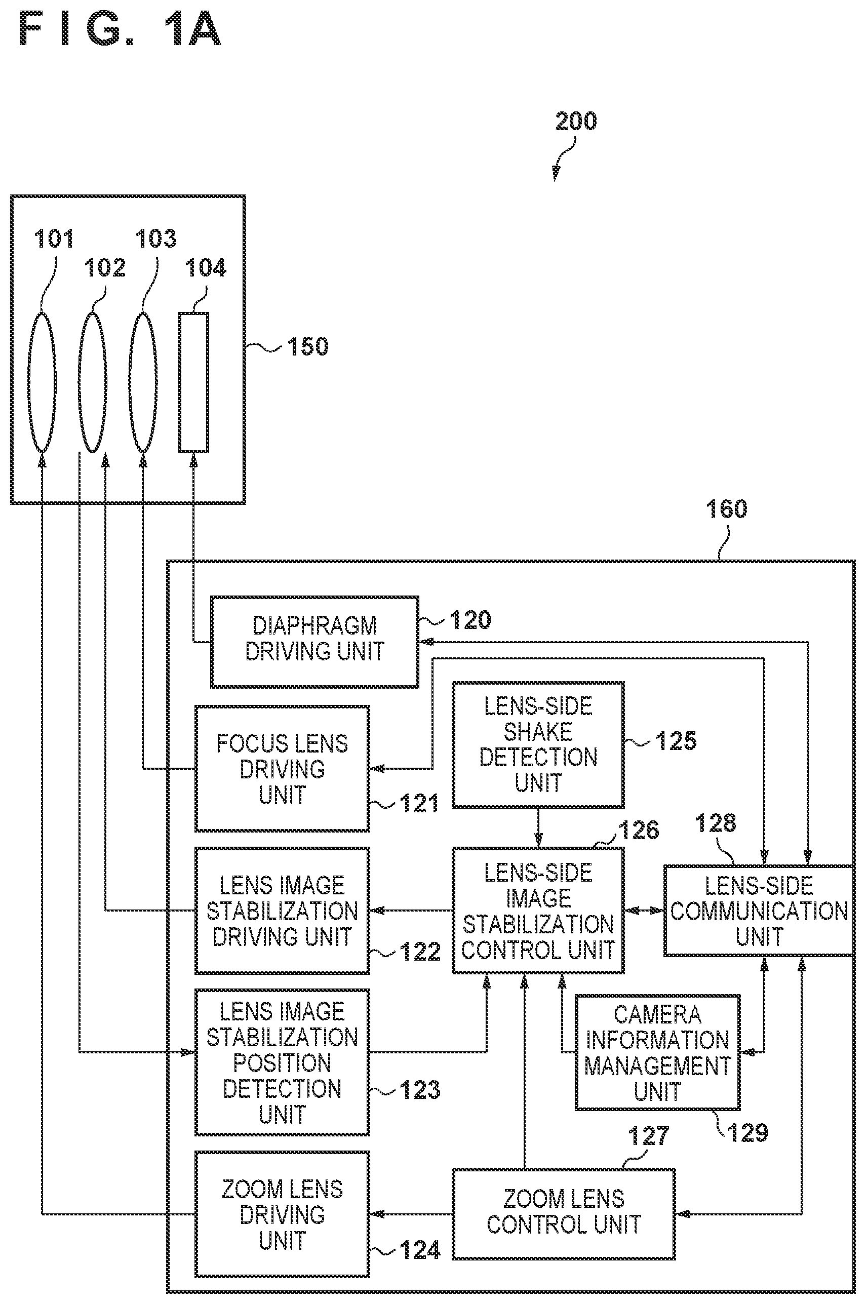 Patent US12610143 Figure 1 – Image stabilization control apparatus and method, and storage medium