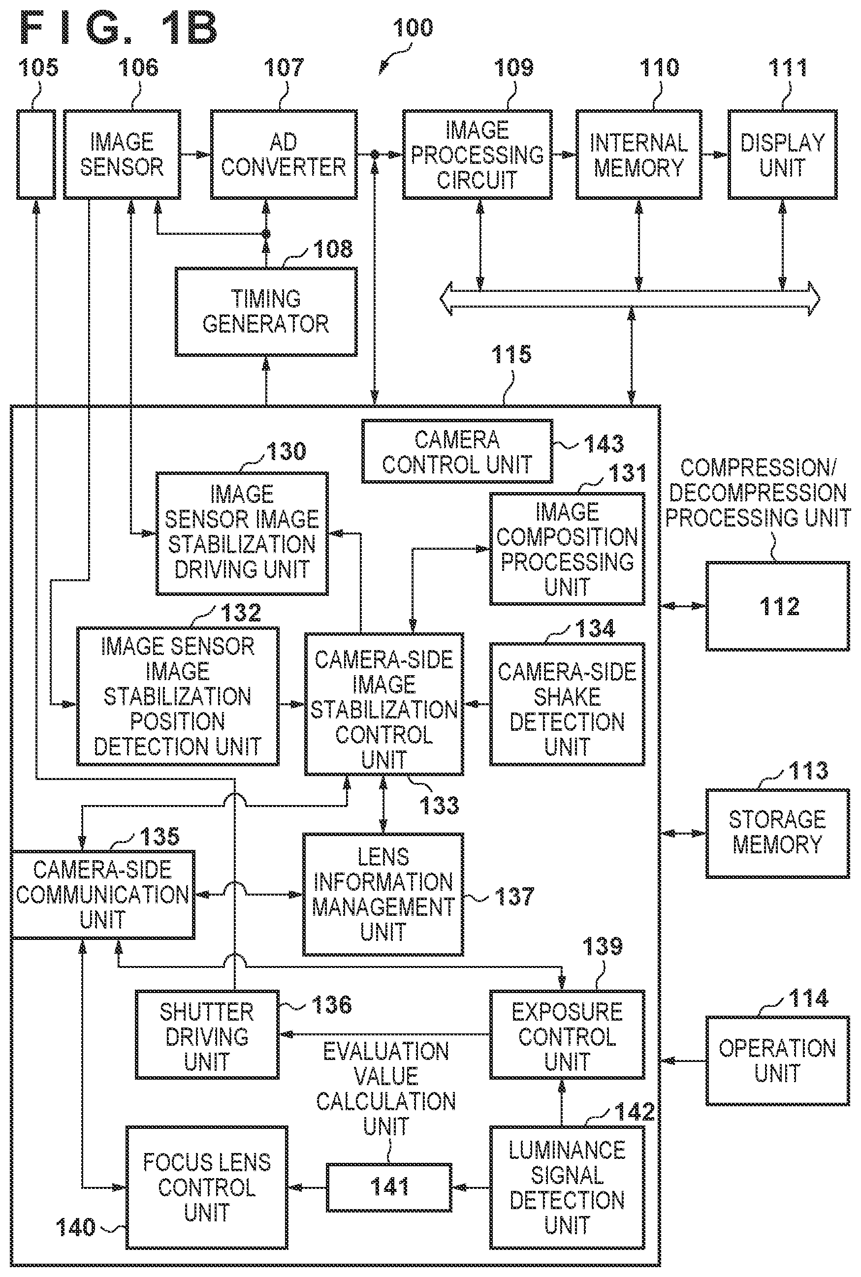 Patent US12610143 Figure 2 – Image stabilization control apparatus and method, and storage medium