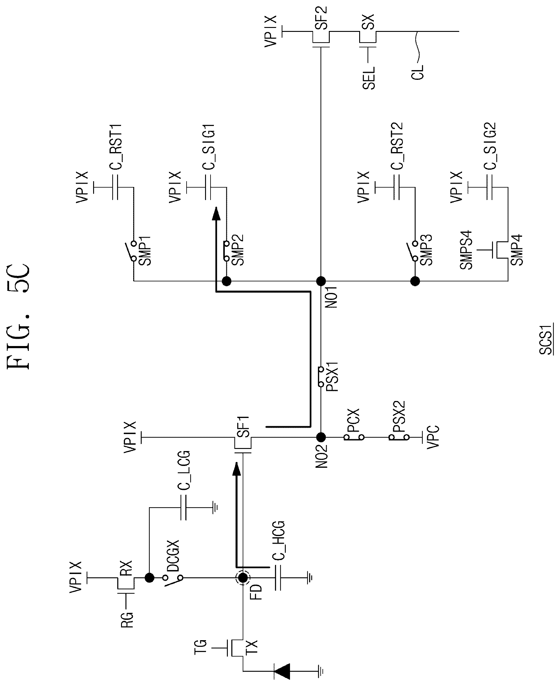 Patent US12610157 Figure 8 – Image sensor having high dynamic range