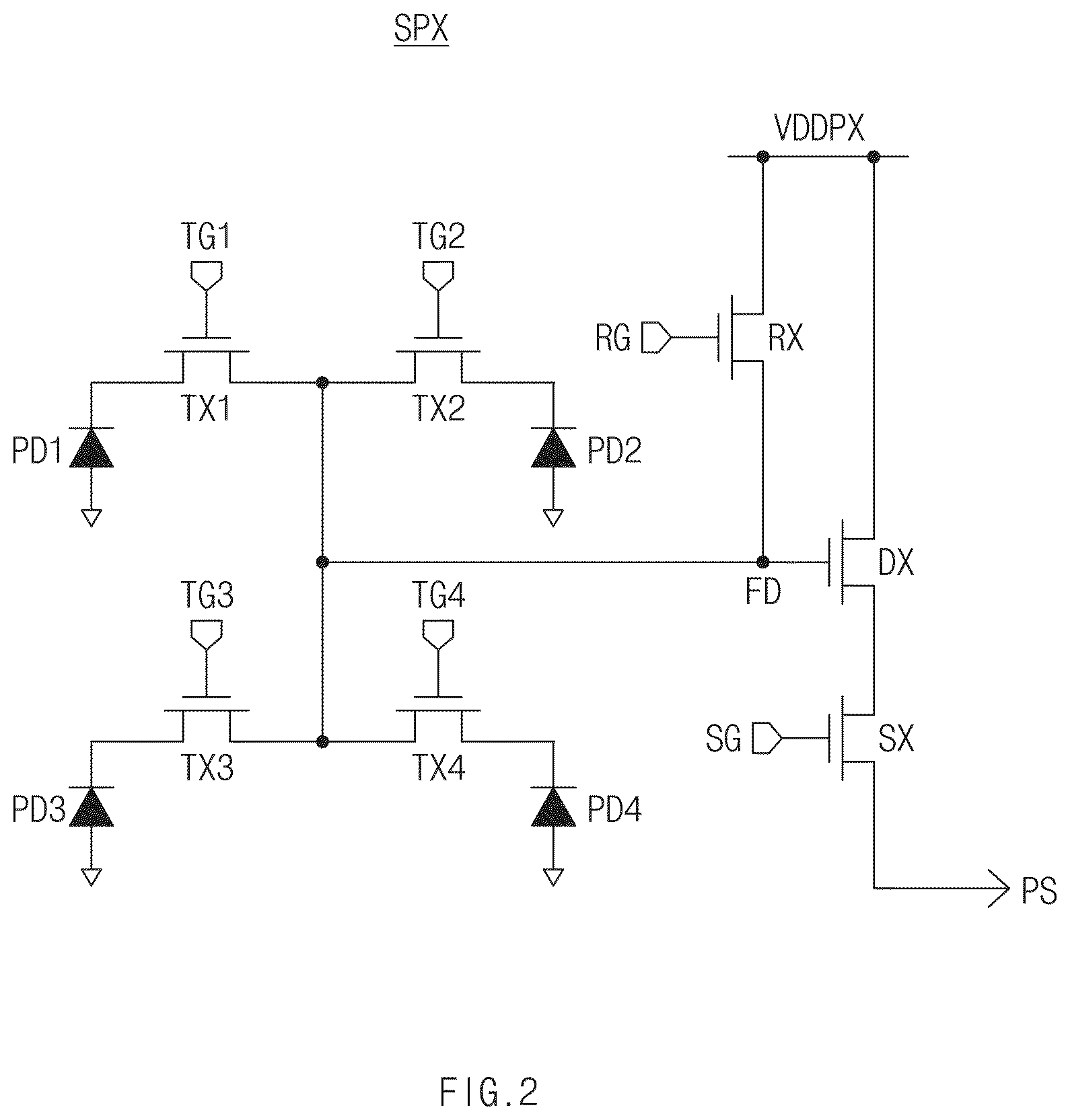 Patent US12610158 Figure 2 – Image sensing device and imaging device