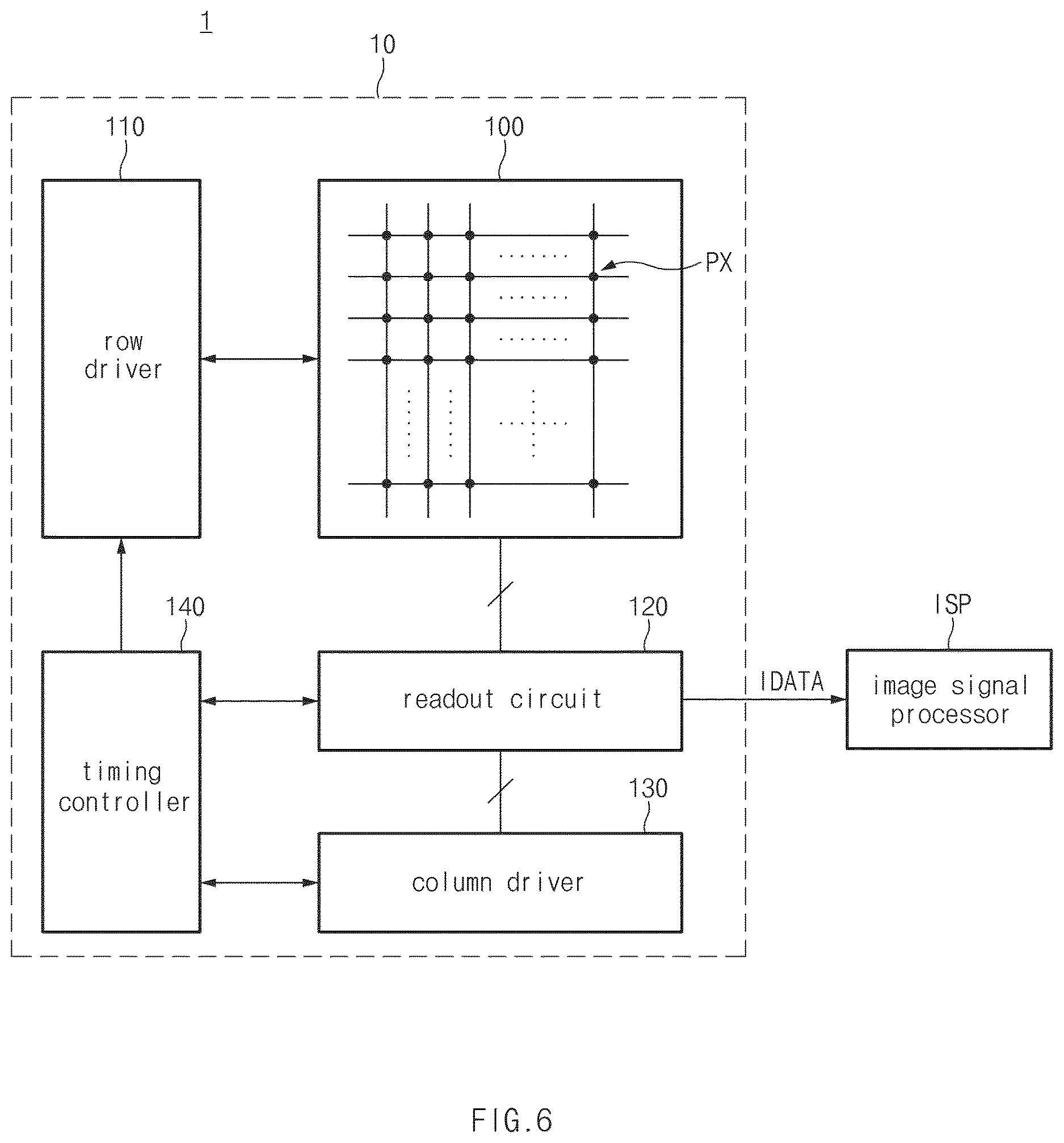 Patent US12610158 Figure 6 – Image sensing device and imaging device