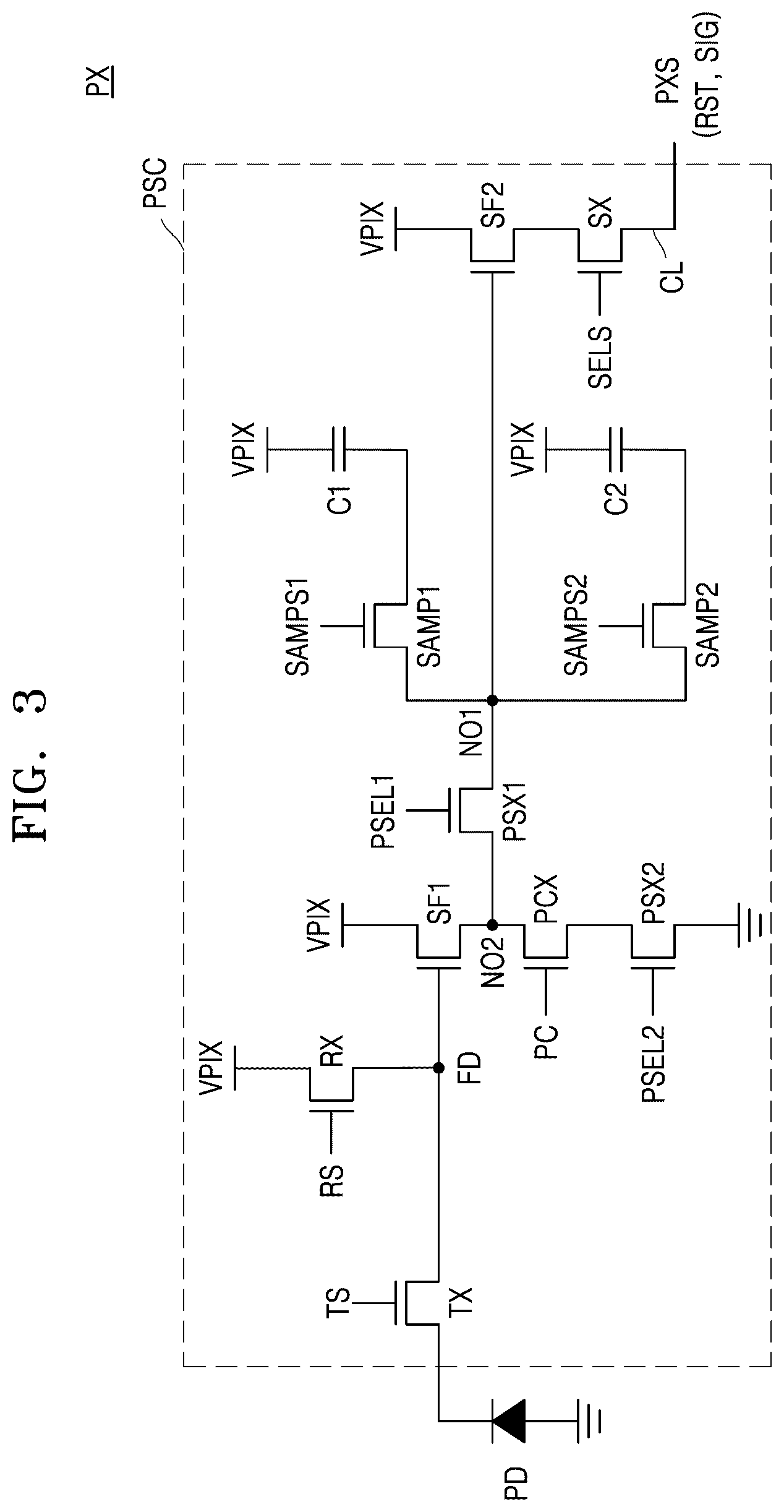 Patent US12610161 Figure 3 – Image sensor