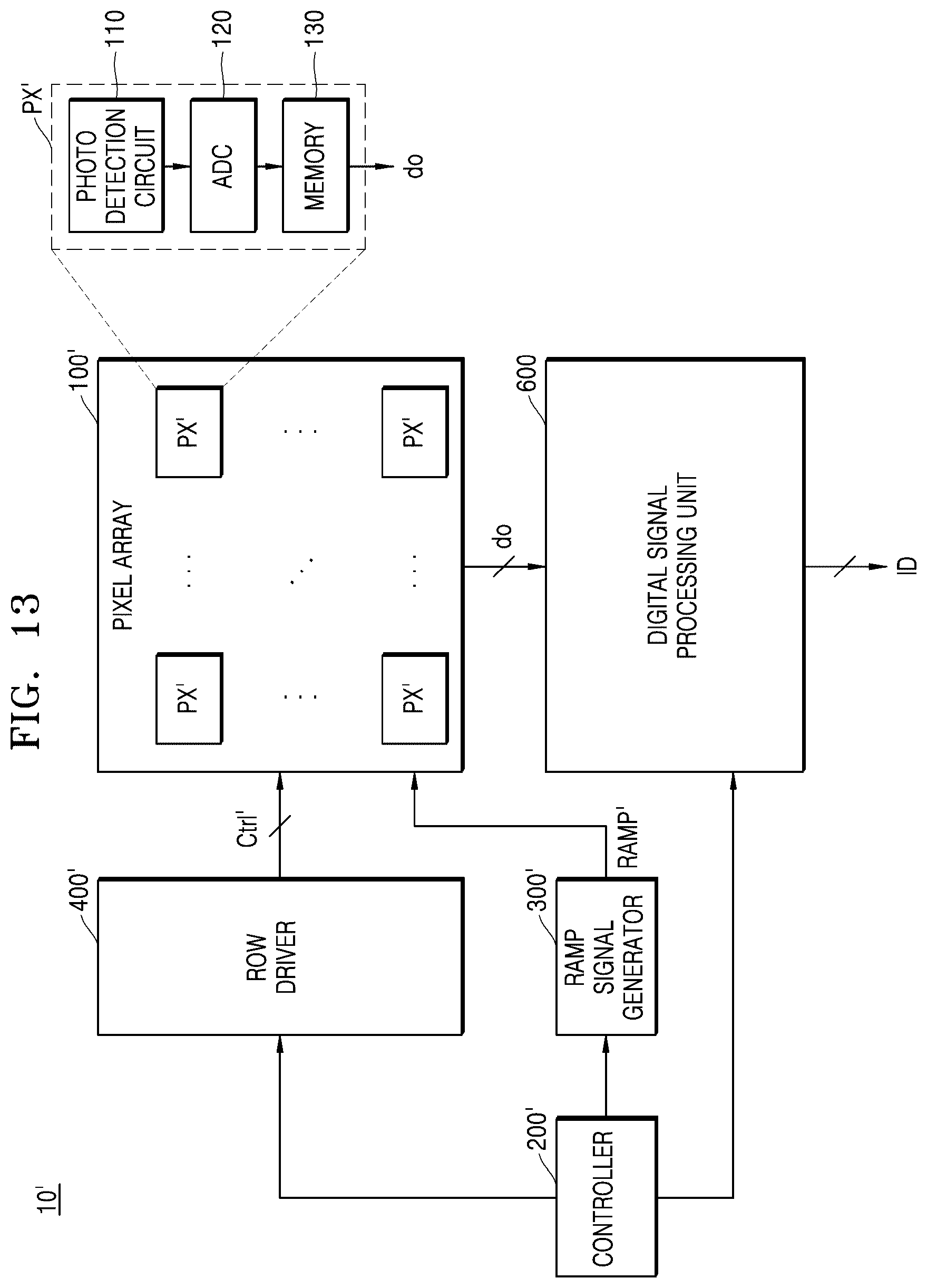 Patent US12610161 Figure 13 – Image sensor