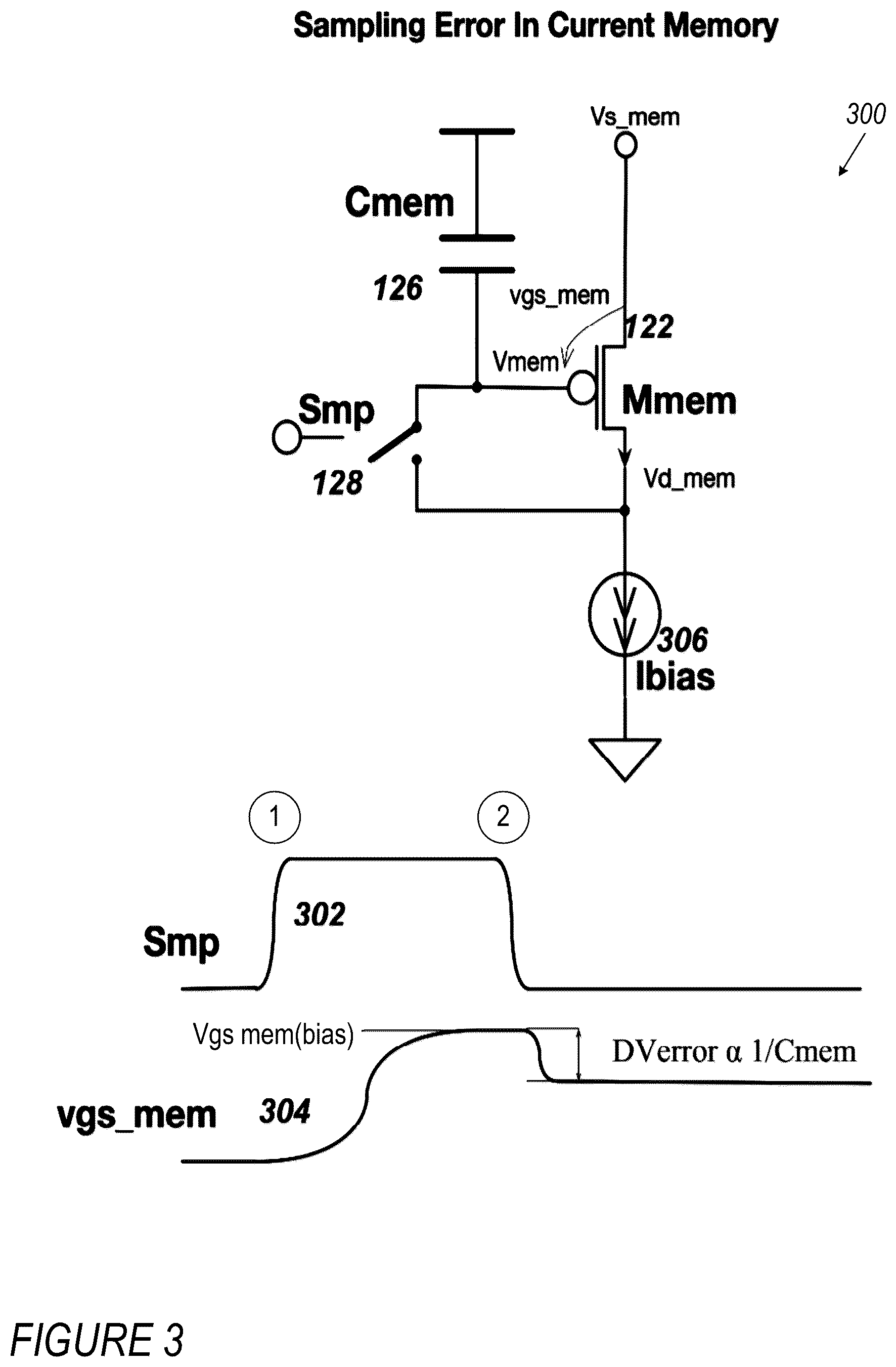 Patent US12610163 Figure 3 – Low-power/small-area current-mode pixel readout circuit