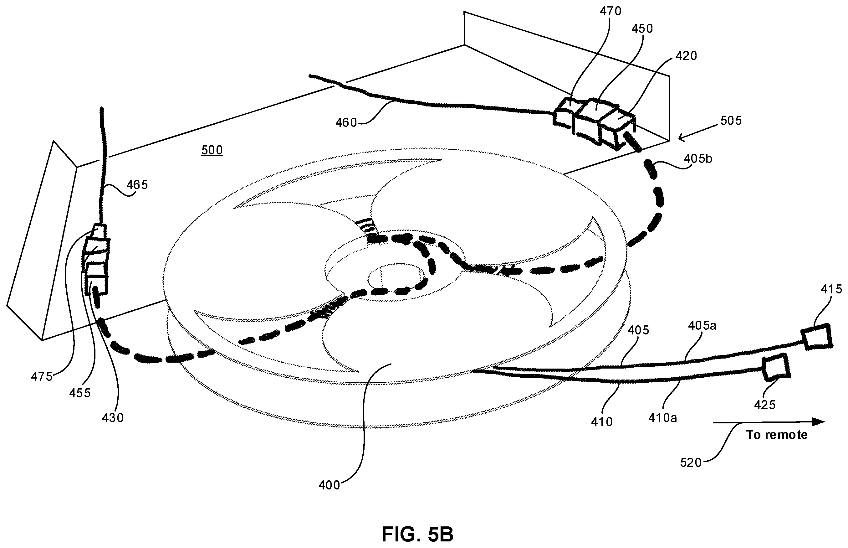 Patent US12610164 Figure 6 – Patch panel with extension cable storage
