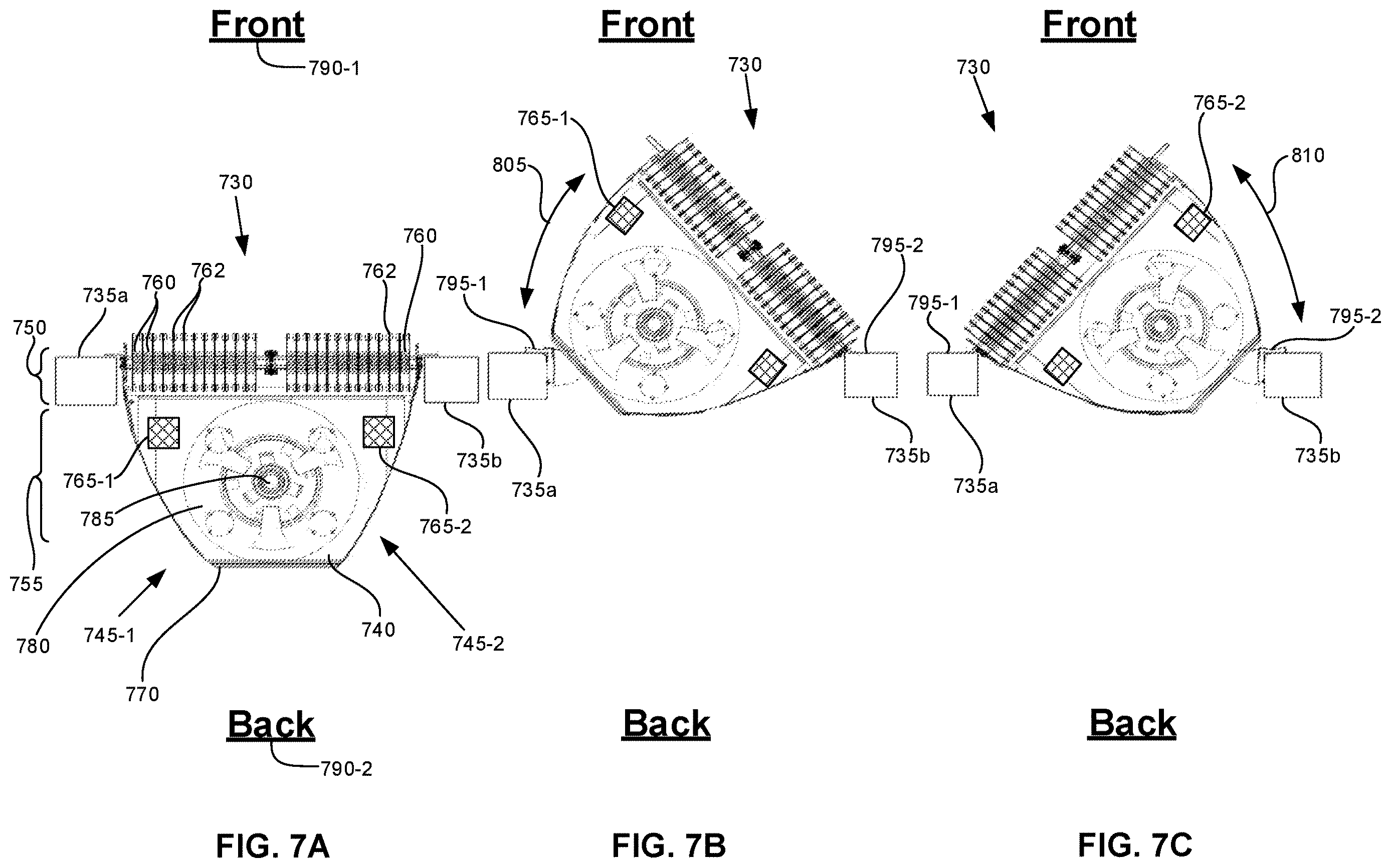 Patent US12610164 Figure 10 – Patch panel with extension cable storage