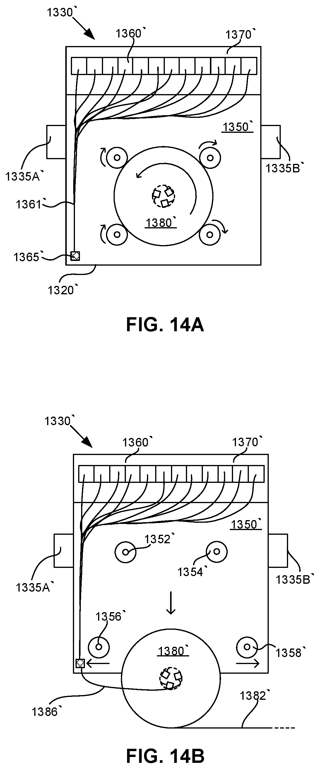 Patent US12610164 Figure 15 – Patch panel with extension cable storage