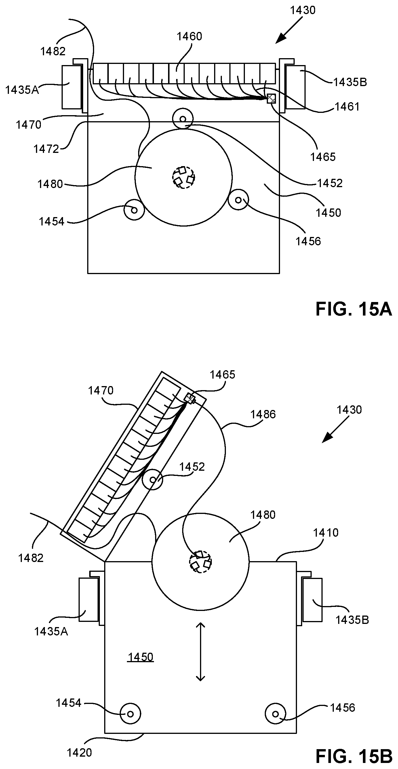Patent US12610164 Figure 16 – Patch panel with extension cable storage