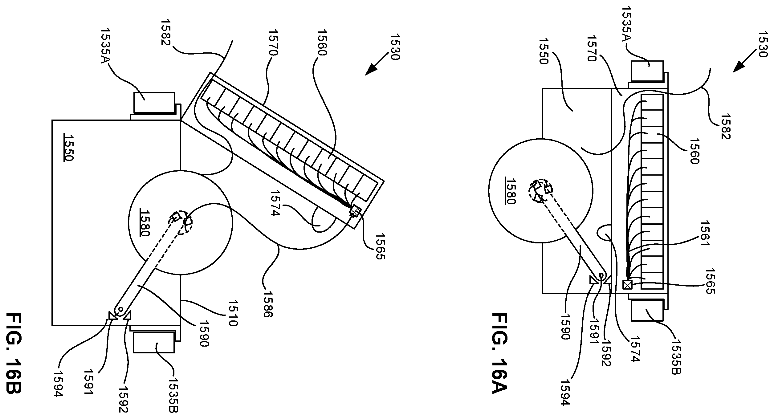Patent US12610164 Figure 17 – Patch panel with extension cable storage