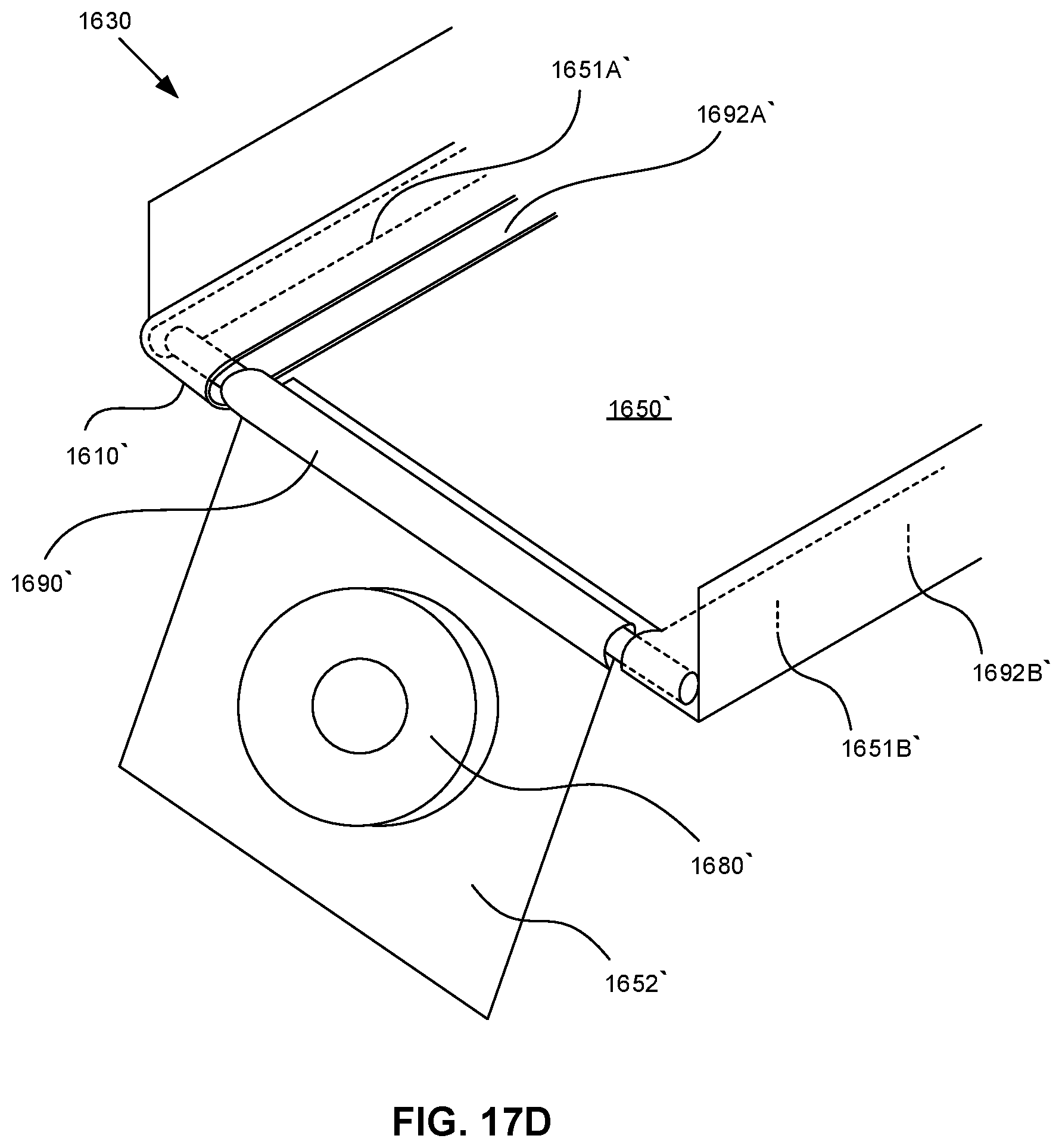 Patent US12610164 Figure 19 – Patch panel with extension cable storage