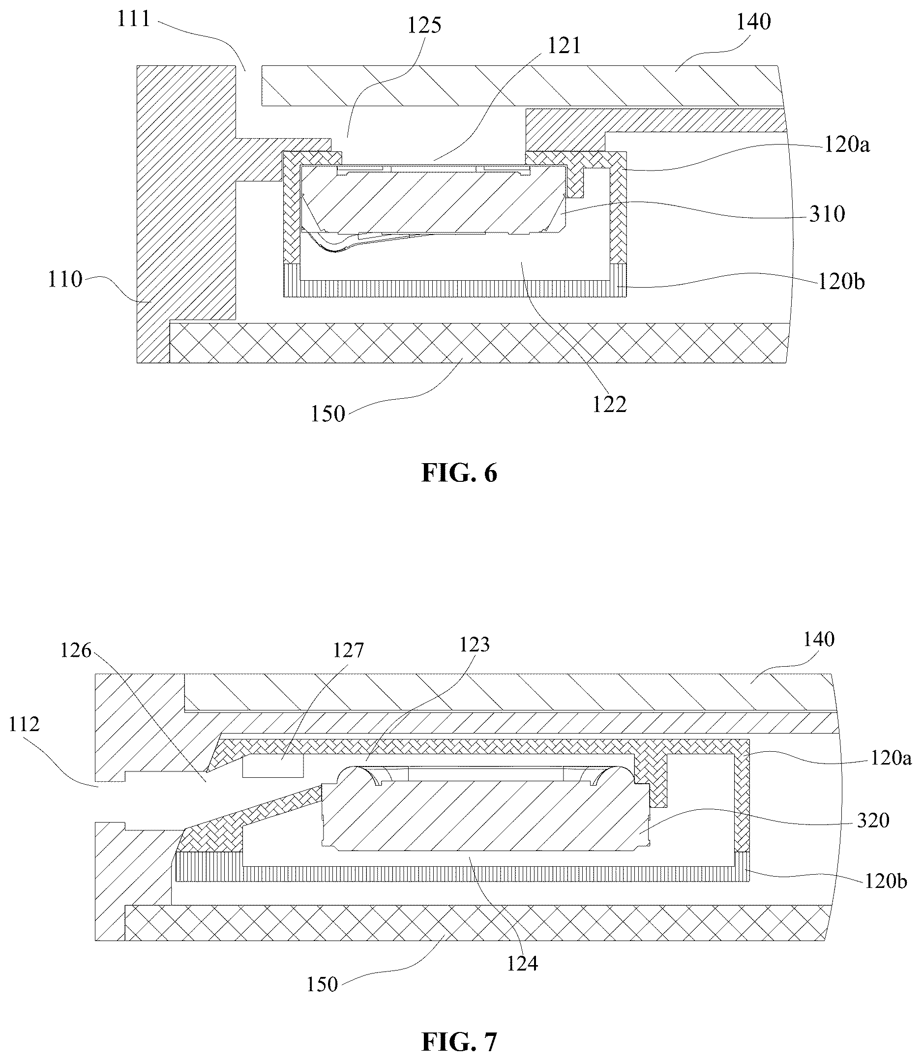 Patent US12610166 Figure 5 – Electroacoustic module and electronic device