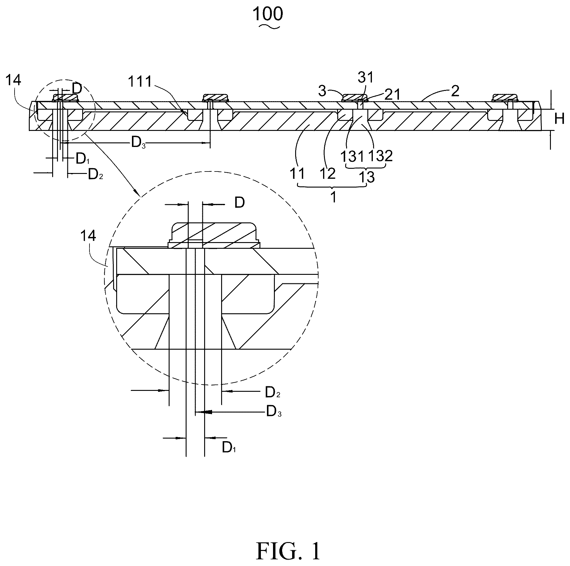 Patent US12610169 — Microphone module — Figure 1