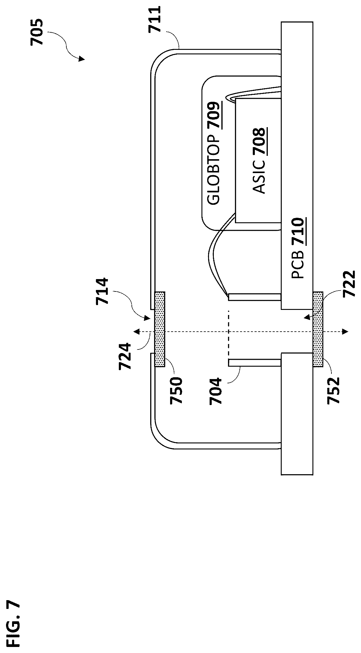 Patent US12610180 Figure 7 – MEMS microphone with multiple sound ports