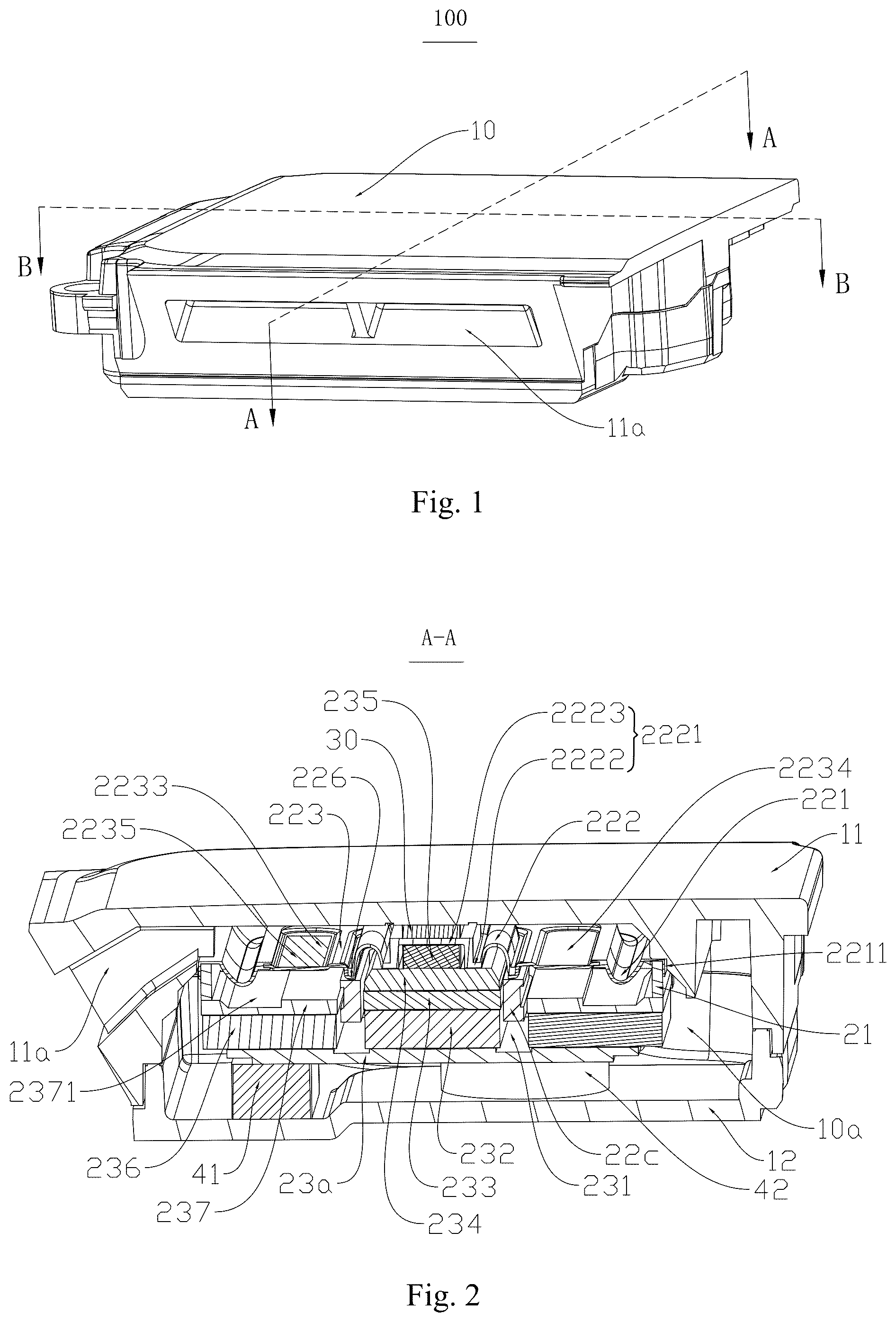 Patent US12610181 Figure 1 – Integrated sounding device