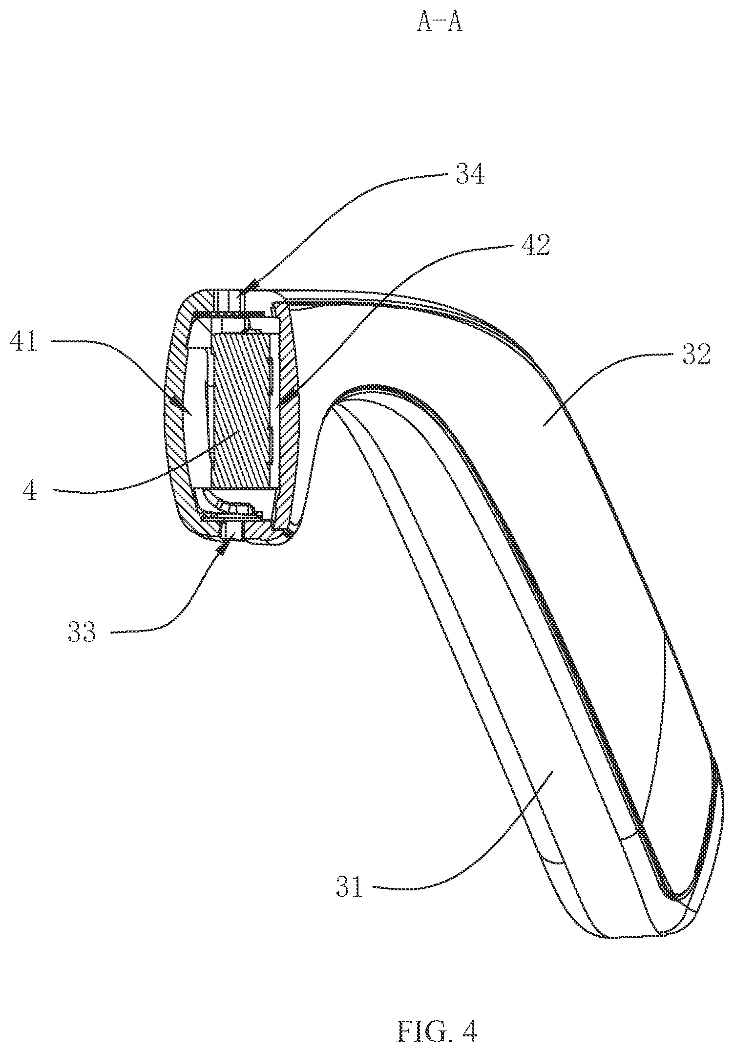 Patent US12610182 Figure 4 – Smart device for reducing sound leakage, method, and system, and computer device