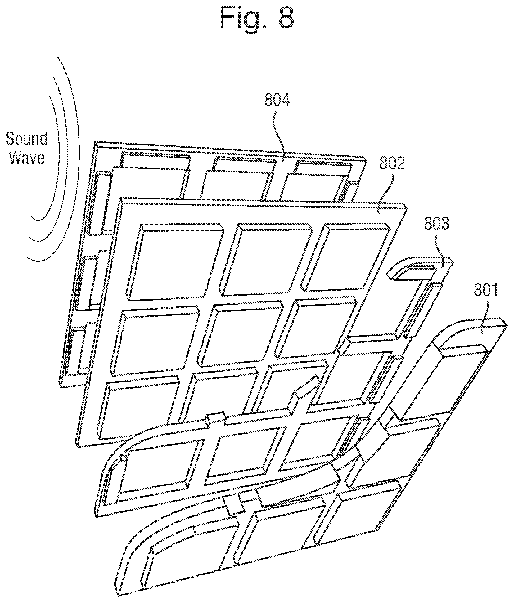 Patent US12610187 Figure 7 – Acoustic wave manipulation