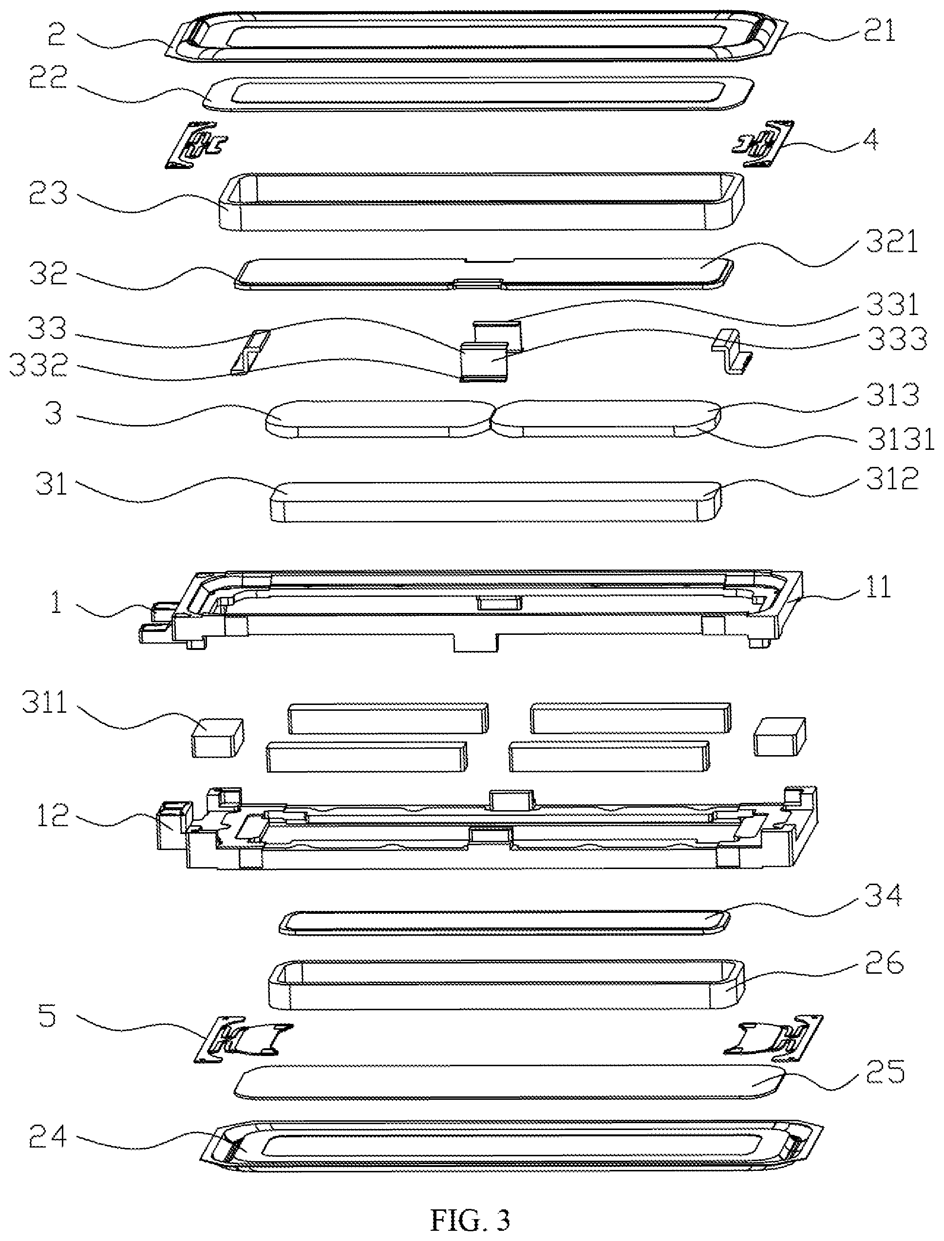 Patent US12610192 Figure 3 – Pole plate and speaker